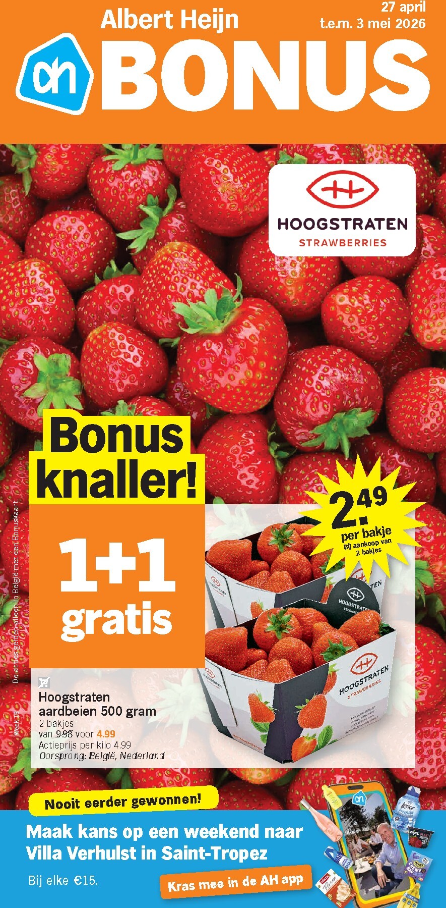 albert-heijn - Albert Heijn folder voor volgende week van maandag 27/04/2026 tot zondag 03/05/2026