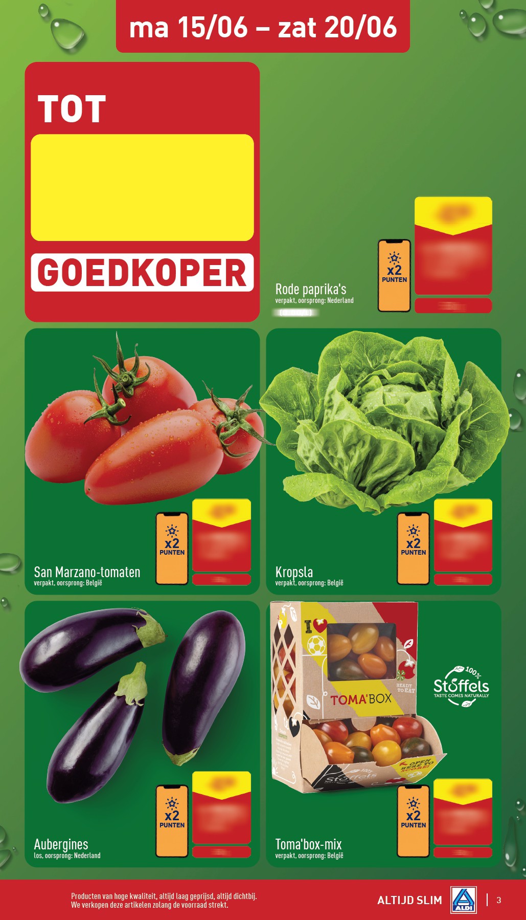 aldi - ALDI folder voor volgende week van maandag 15/06/2026 tot zaterdag 20/06/2026 - page: 3