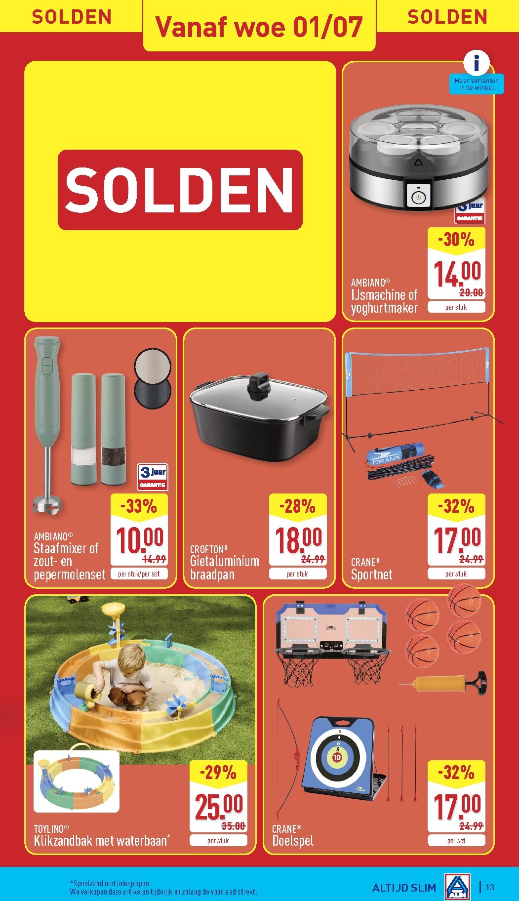 aldi - ALDI folder voor volgende week van maandag 29/06/2026 tot zaterdag 04/07/2026 - page: 13