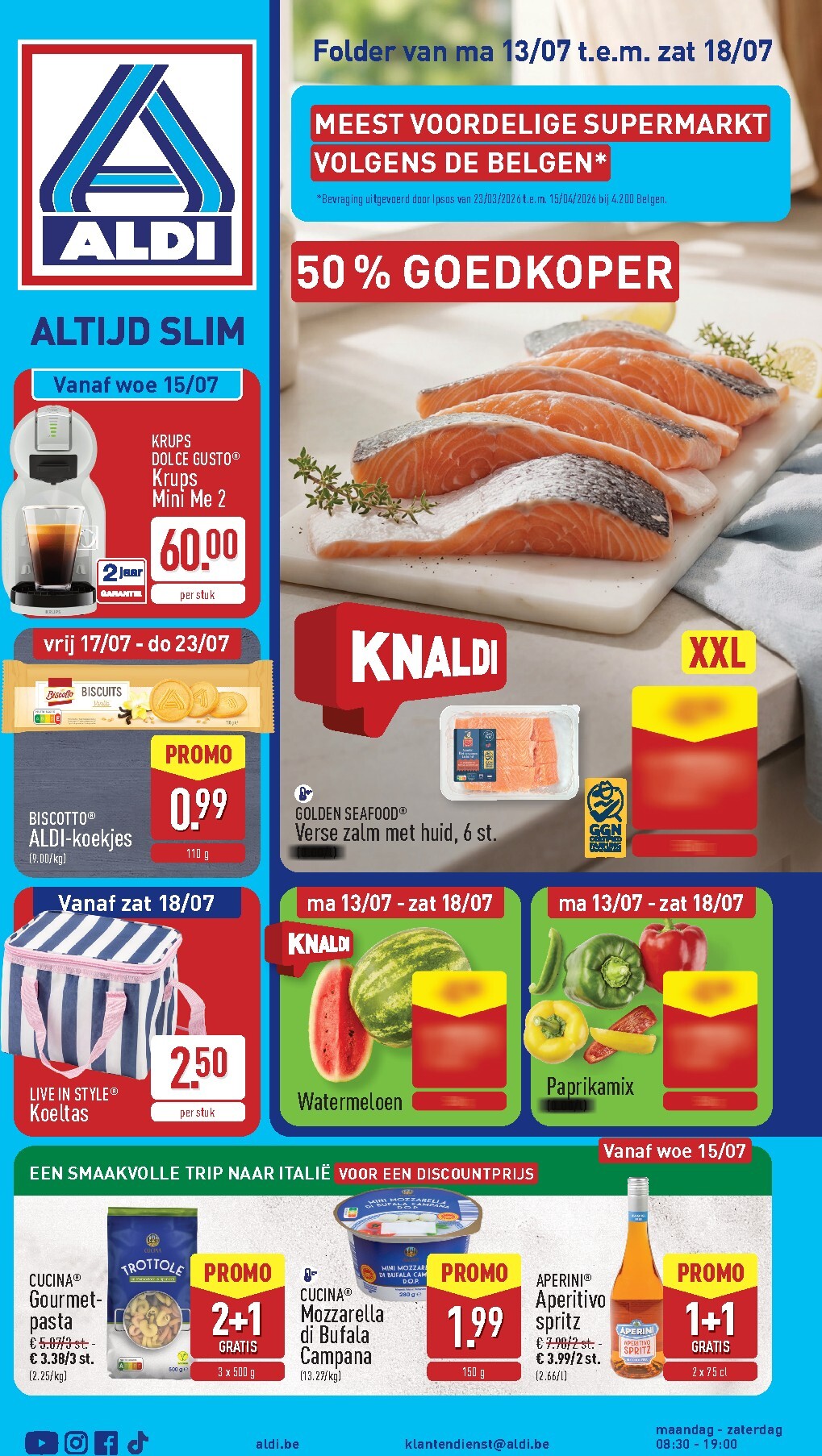 aldi - ALDI folder voor volgende week van maandag 13/07/2026 tot zaterdag 18/07/2026