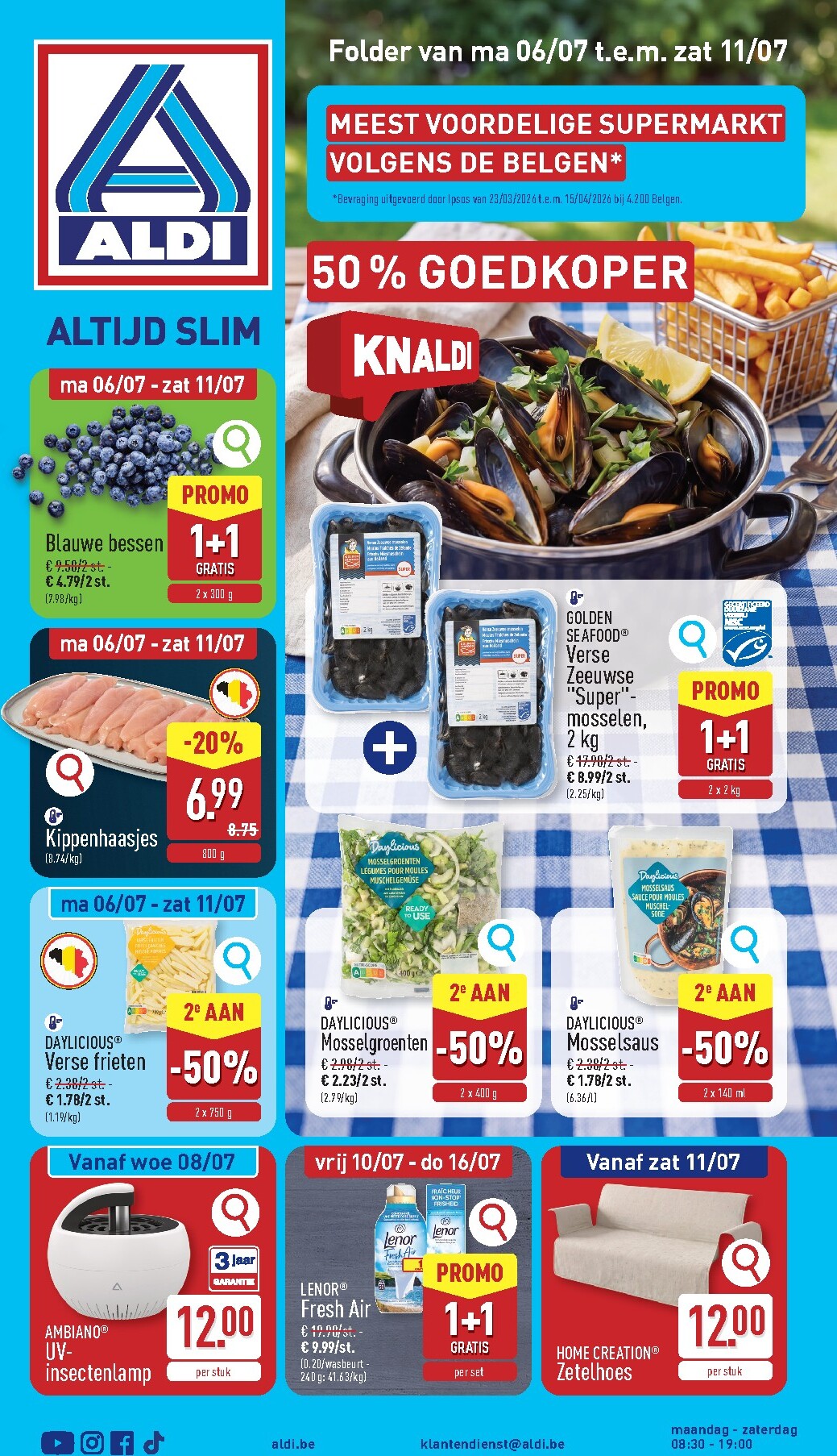 aldi - Huidige ALDI folder geldig van maandag 06/07/2026 tot zaterdag 11/07/2026