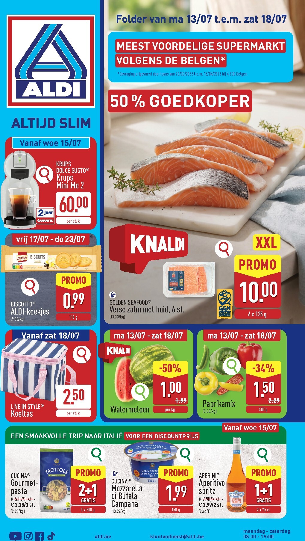 aldi - Huidige ALDI folder geldig van maandag 13/07/2026 tot zaterdag 18/07/2026