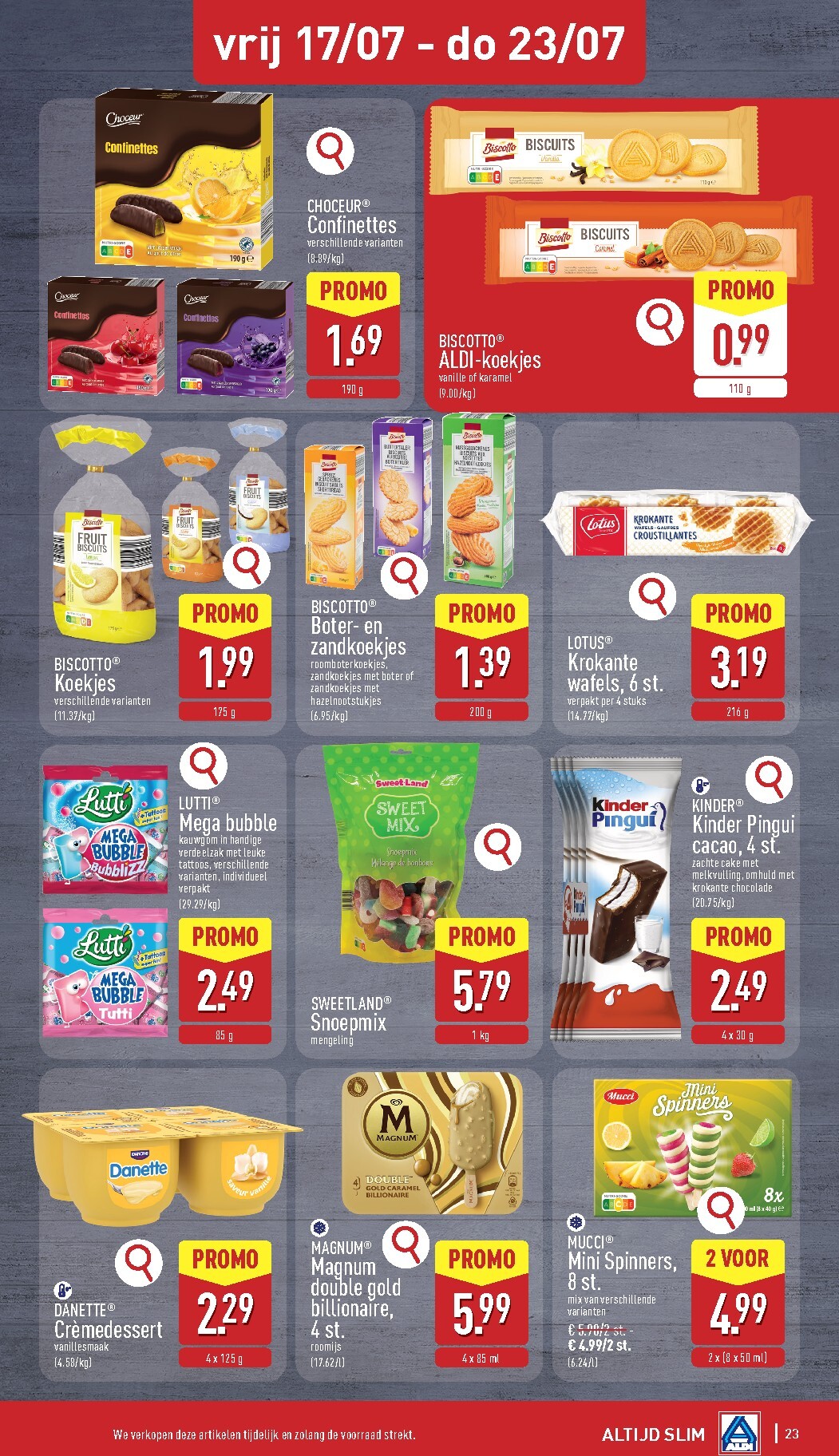 aldi - Huidige ALDI folder geldig van maandag 13/07/2026 tot zaterdag 18/07/2026 - page: 23