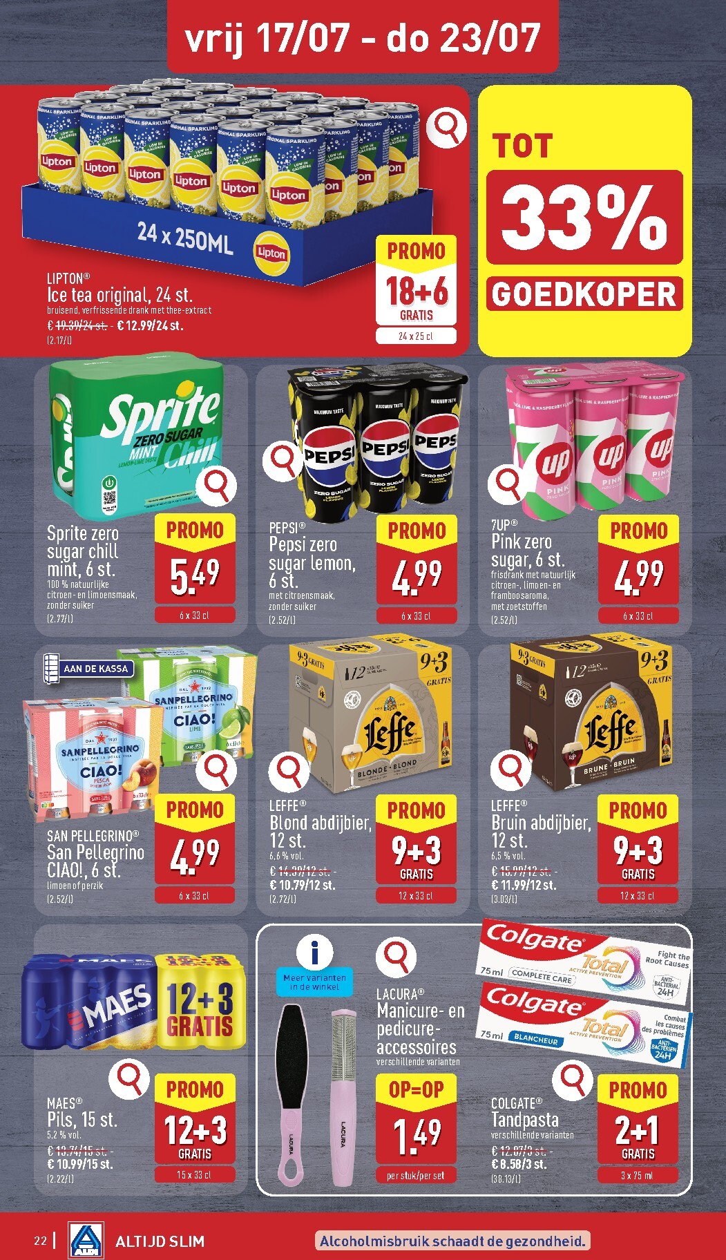 aldi - Huidige ALDI folder geldig van maandag 13/07/2026 tot zaterdag 18/07/2026 - page: 22