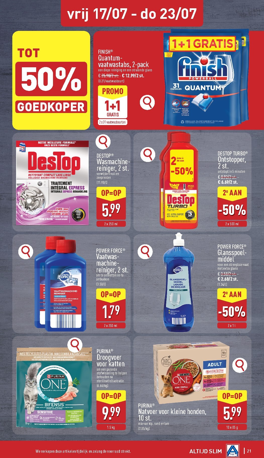 aldi - Huidige ALDI folder geldig van maandag 13/07/2026 tot zaterdag 18/07/2026 - page: 21