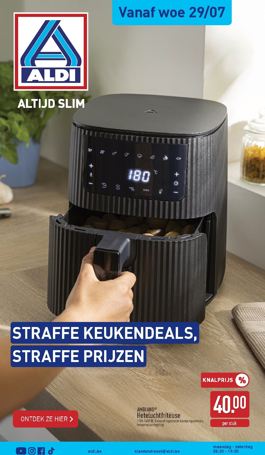 aldi - ALDI - Keukendeals folder voor volgende week van woensdag 29/07/2026 tot vrijdag 31/07/2026