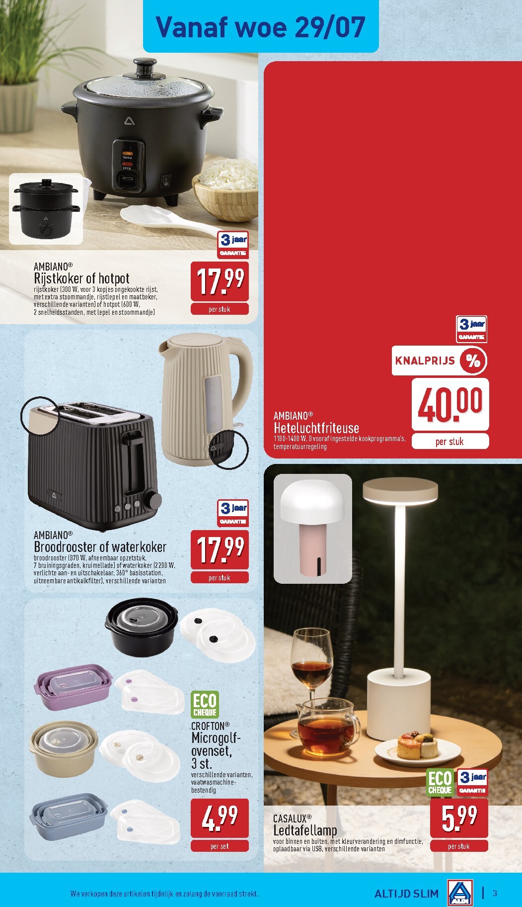 aldi - ALDI - Keukendeals folder voor volgende week van woensdag 29/07/2026 tot vrijdag 31/07/2026 - page: 3