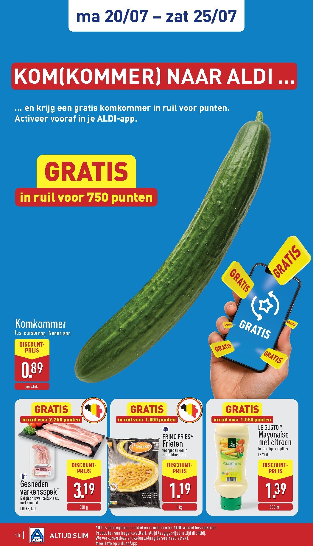 aldi - Huidige ALDI folder geldig van maandag 20/07/2026 tot zaterdag 25/07/2026 - page: 10