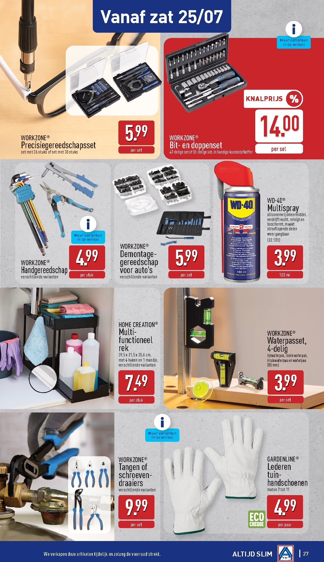 aldi - Huidige ALDI folder geldig van maandag 20/07/2026 tot zaterdag 25/07/2026 - page: 27