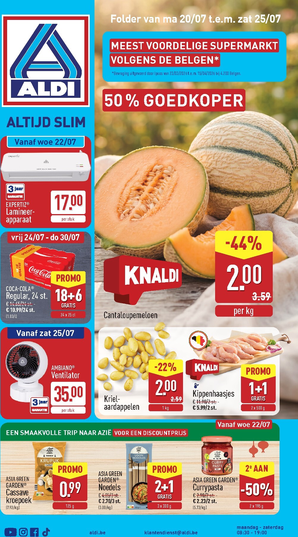 aldi - Huidige ALDI folder geldig van maandag 20/07/2026 tot zaterdag 25/07/2026