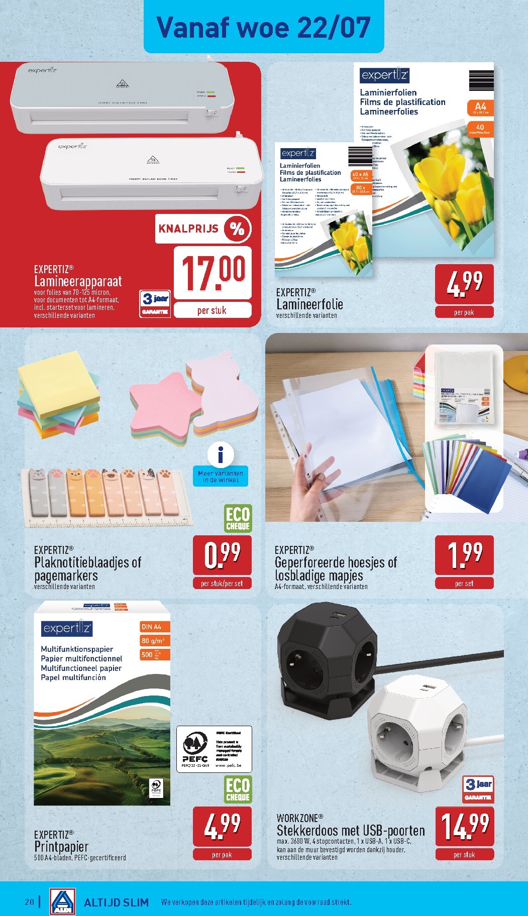 aldi - Huidige ALDI folder geldig van maandag 20/07/2026 tot zaterdag 25/07/2026 - page: 20