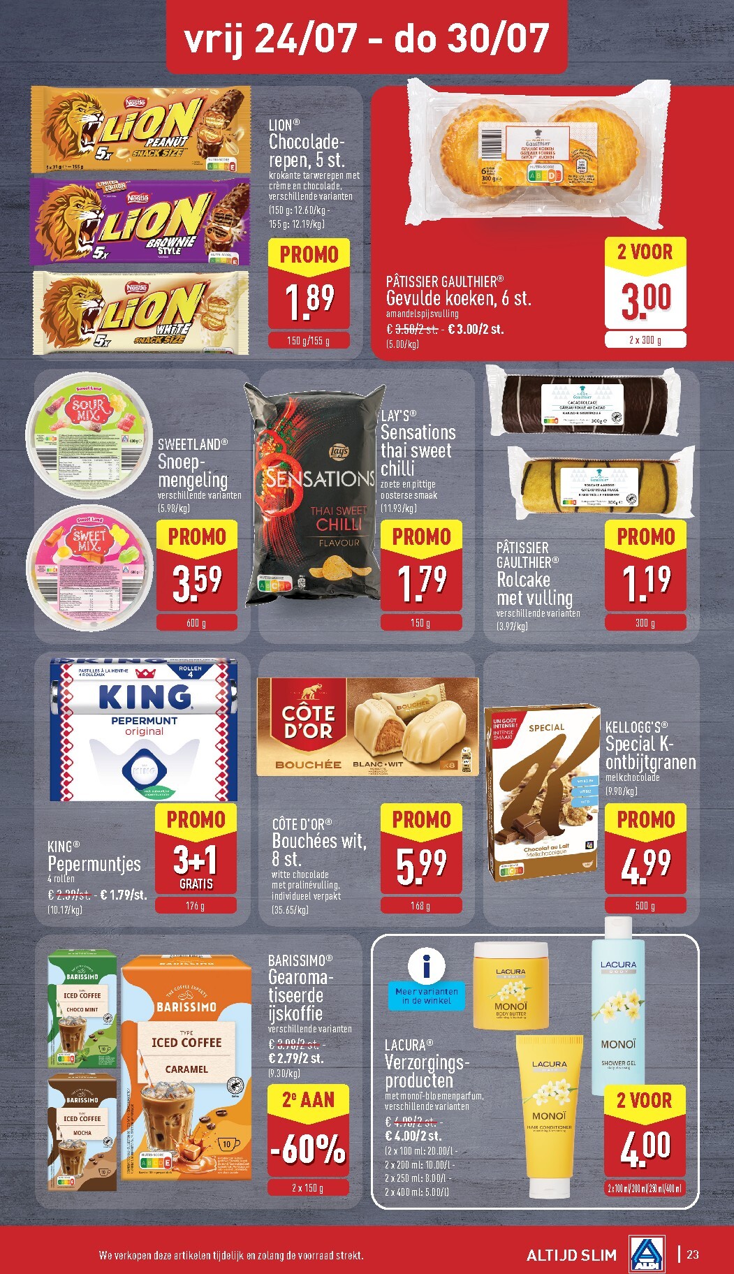 aldi - Huidige ALDI folder geldig van maandag 20/07/2026 tot zaterdag 25/07/2026 - page: 23
