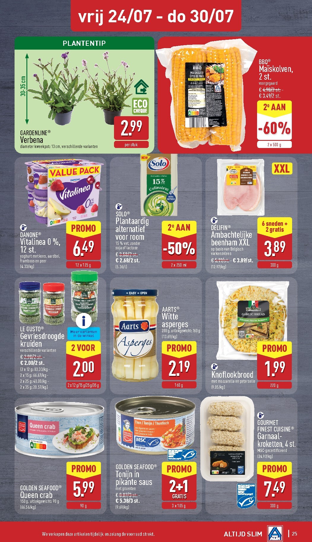 aldi - Huidige ALDI folder geldig van maandag 20/07/2026 tot zaterdag 25/07/2026 - page: 25