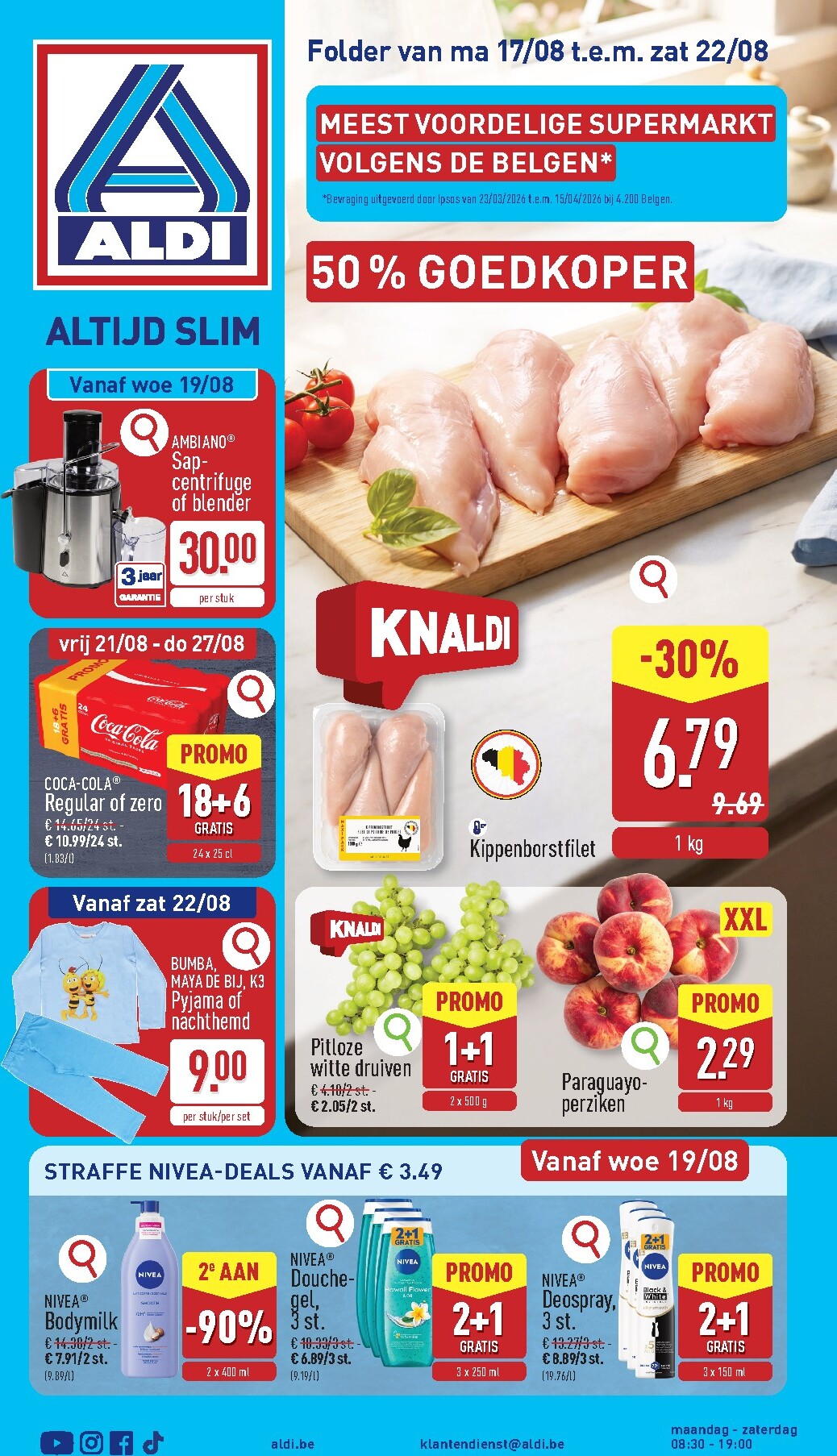 aldi - ALDI folder voor volgende week van maandag 17/08/2026 tot zaterdag 22/08/2026