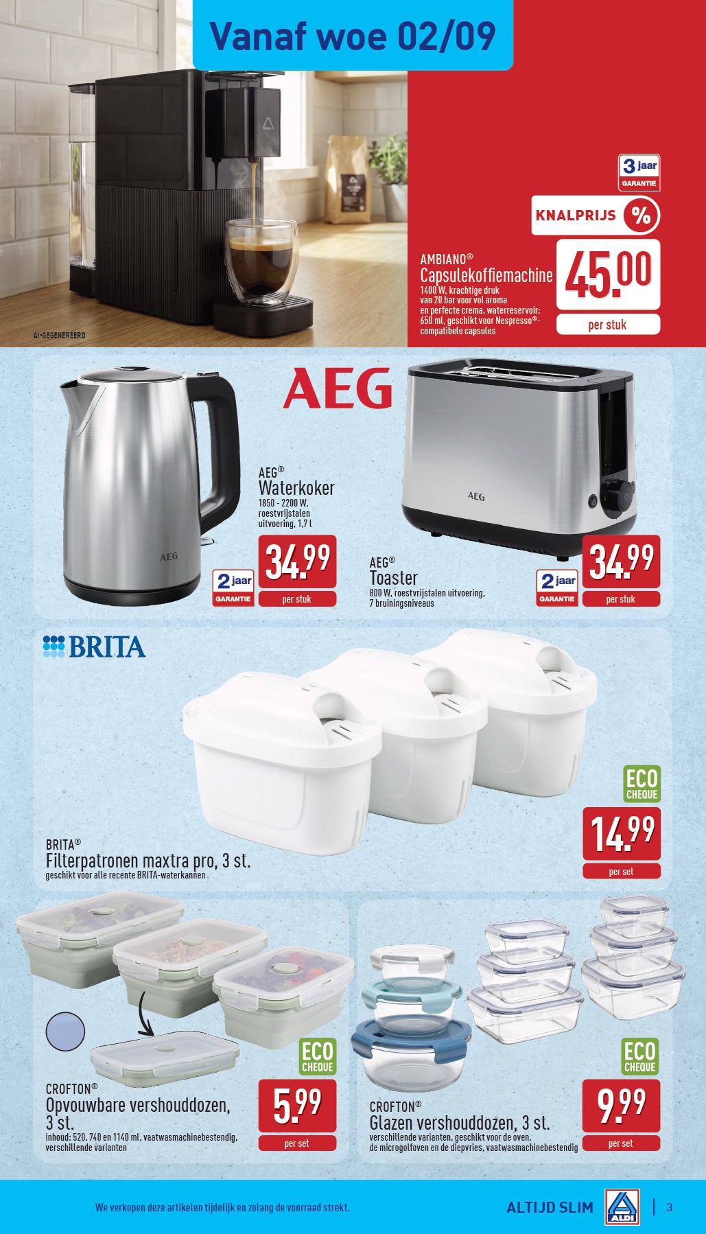 aldi - ALDI - Non Food folder voor volgende week van woensdag 02/09/2026 tot zaterdag 05/09/2026 - page: 3