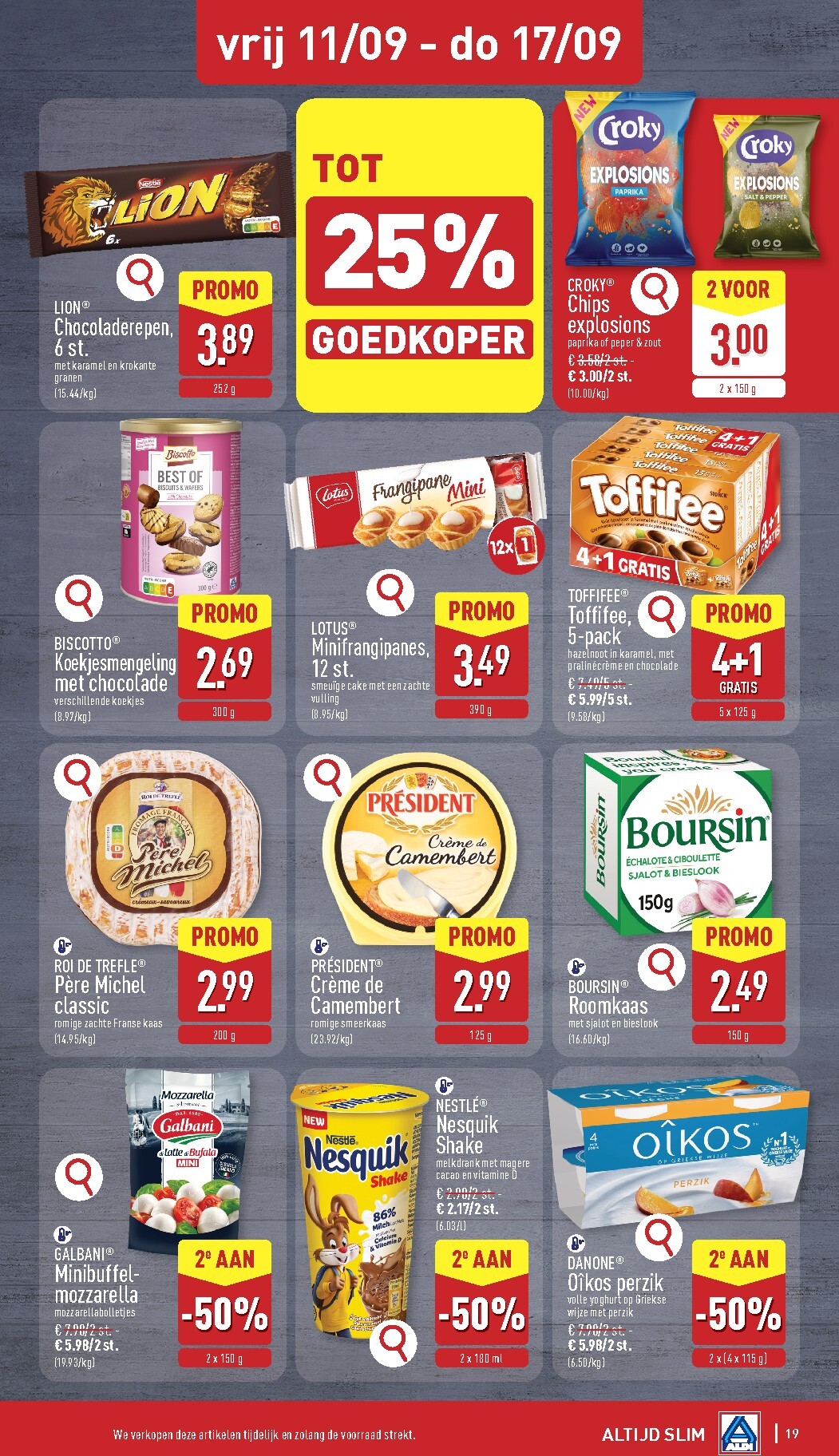 aldi - Huidige ALDI folder geldig van maandag 07/09/2026 tot zaterdag 12/09/2026 - page: 19
