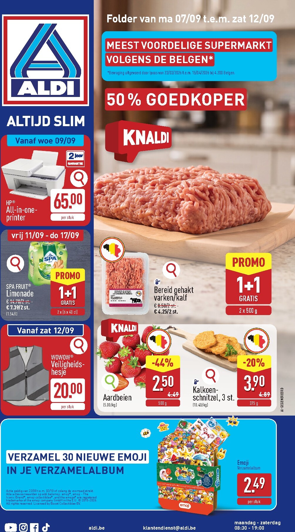 aldi - Huidige ALDI folder geldig van maandag 07/09/2026 tot zaterdag 12/09/2026