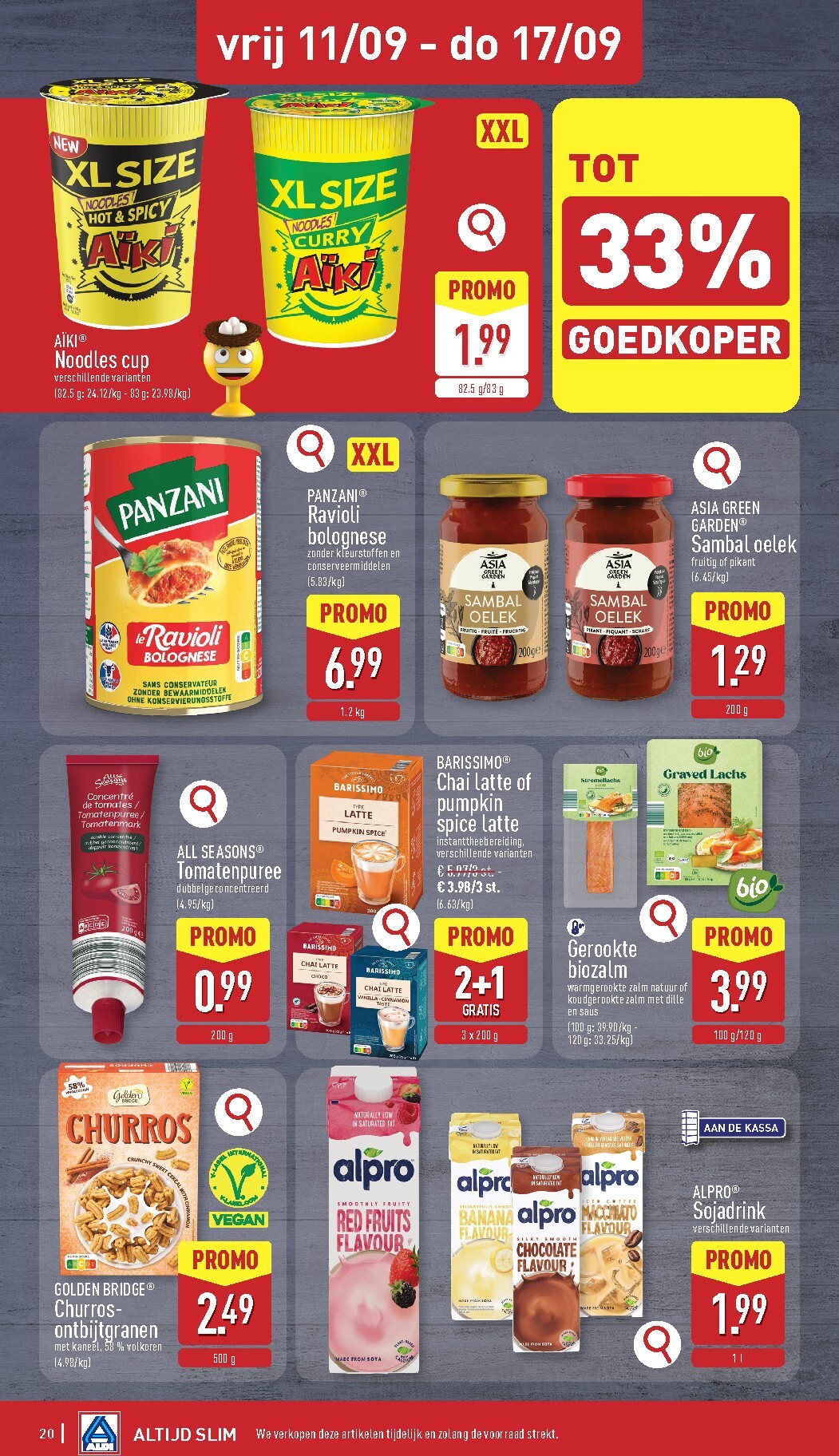 aldi - Huidige ALDI folder geldig van maandag 07/09/2026 tot zaterdag 12/09/2026 - page: 20