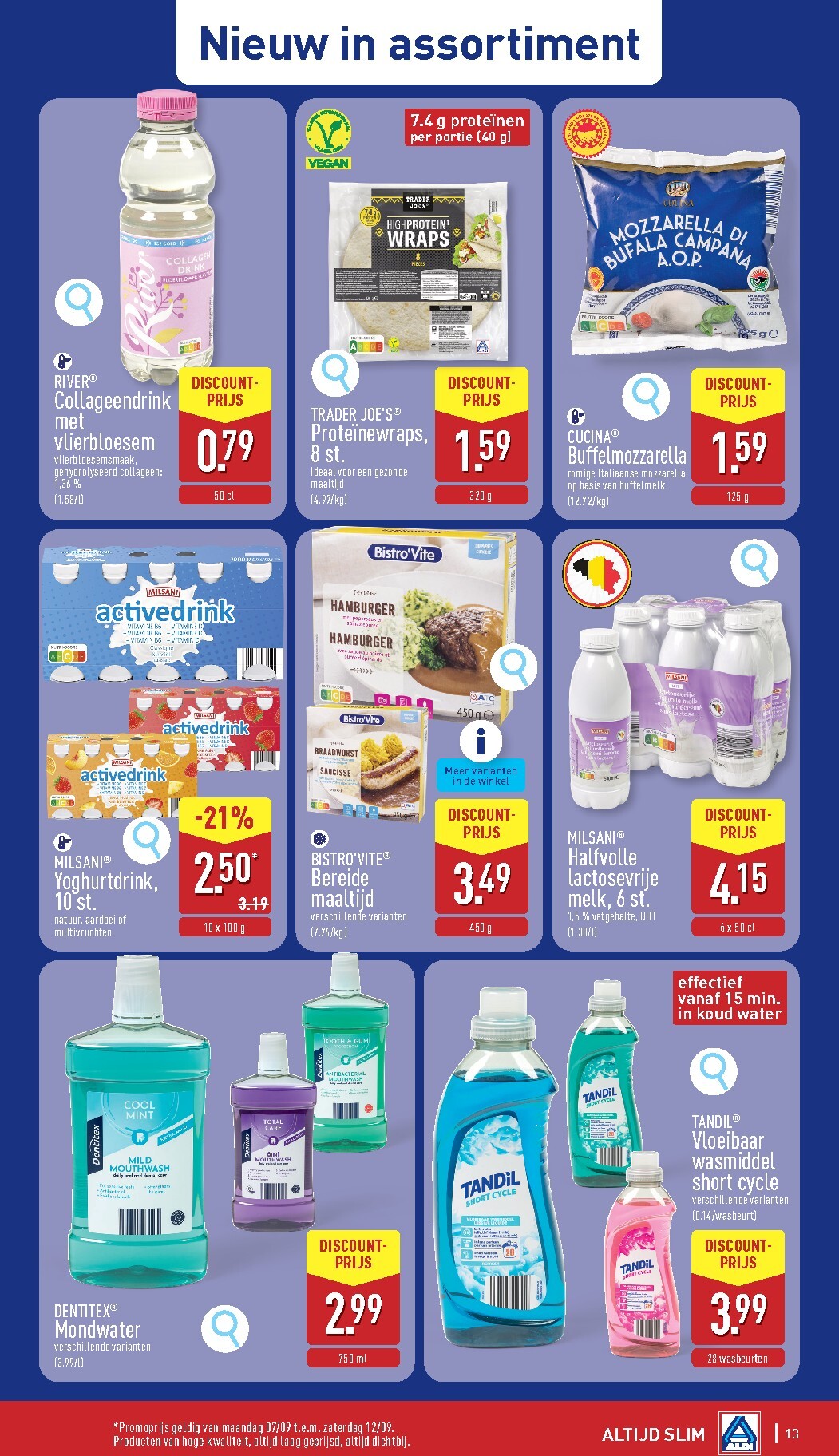aldi - Huidige ALDI folder geldig van maandag 07/09/2026 tot zaterdag 12/09/2026 - page: 13