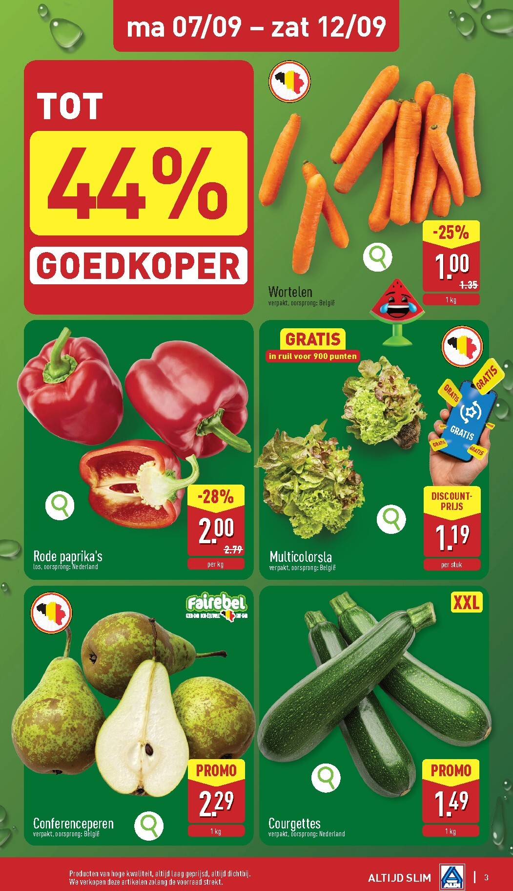 aldi - Huidige ALDI folder geldig van maandag 07/09/2026 tot zaterdag 12/09/2026 - page: 3
