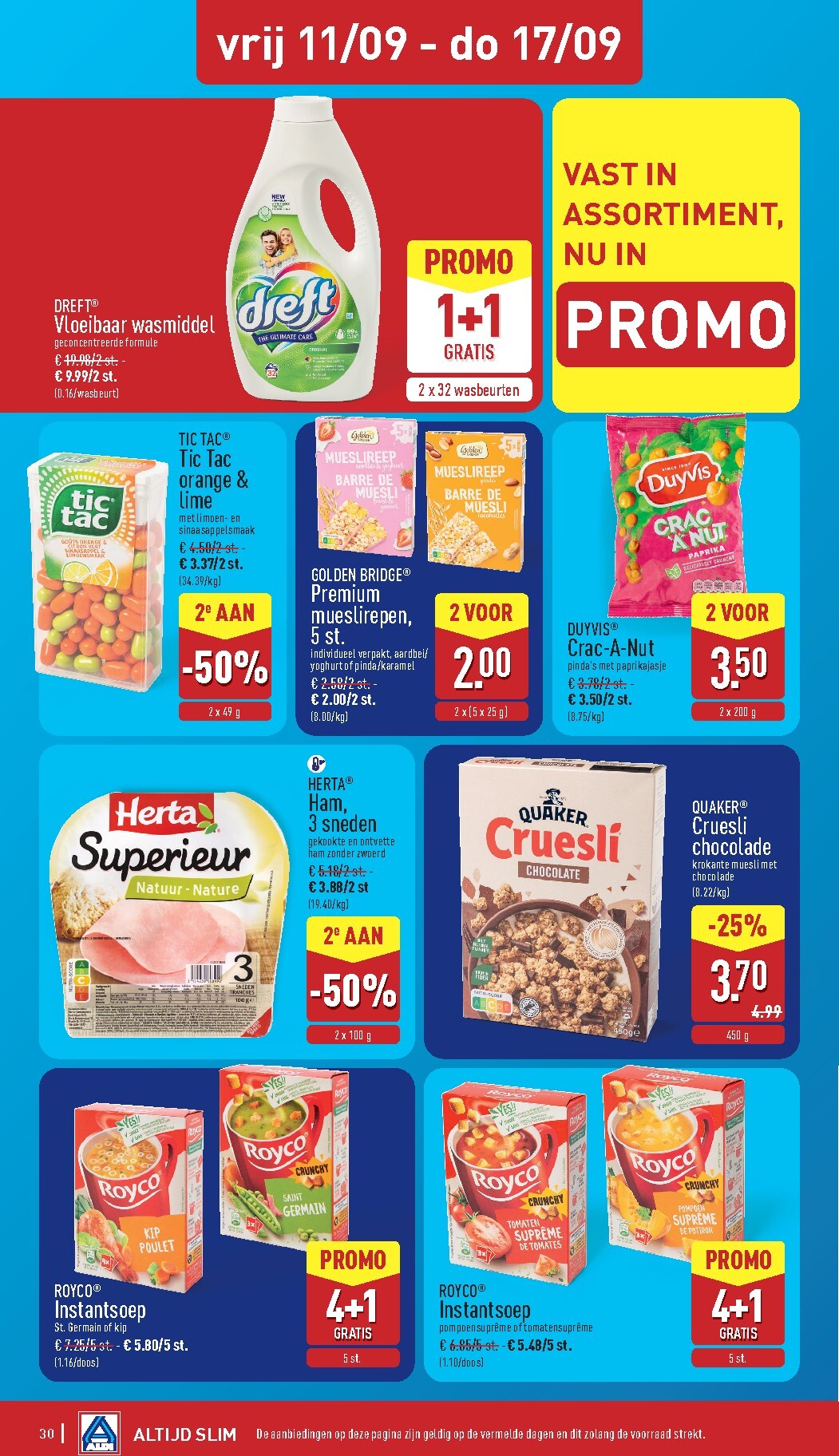 aldi - Huidige ALDI folder geldig van maandag 07/09/2026 tot zaterdag 12/09/2026 - page: 30