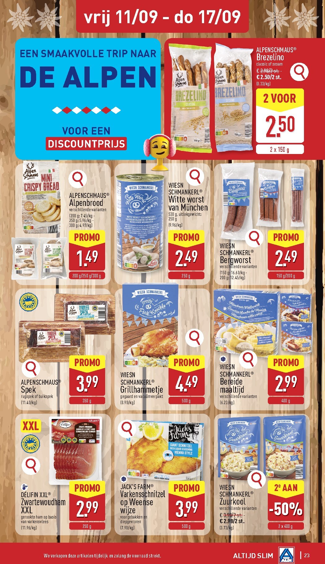 aldi - Huidige ALDI folder geldig van maandag 07/09/2026 tot zaterdag 12/09/2026 - page: 23
