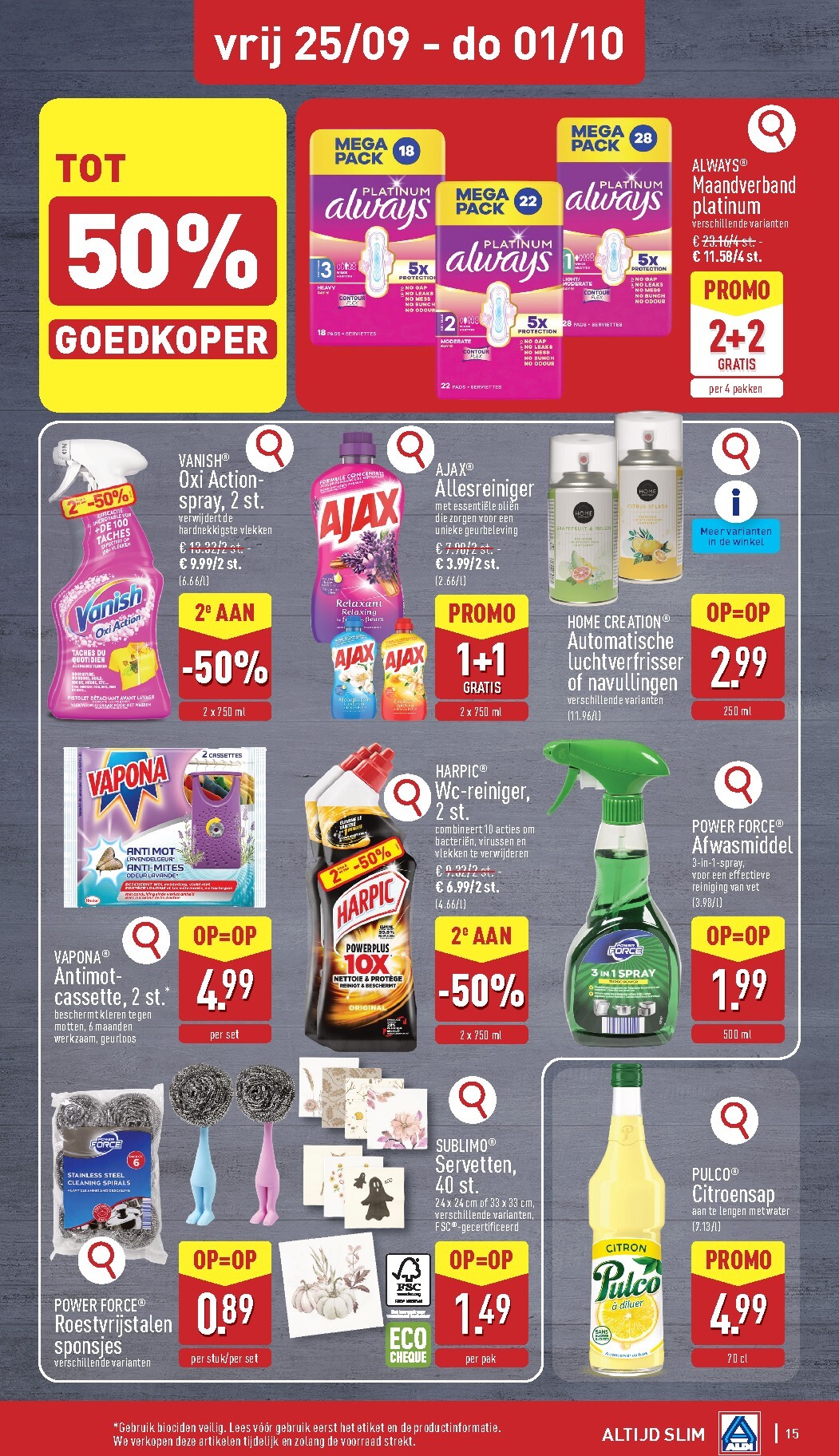 aldi - ALDI folder voor volgende week van maandag 21/09/2026 tot zaterdag 26/09/2026 - page: 15