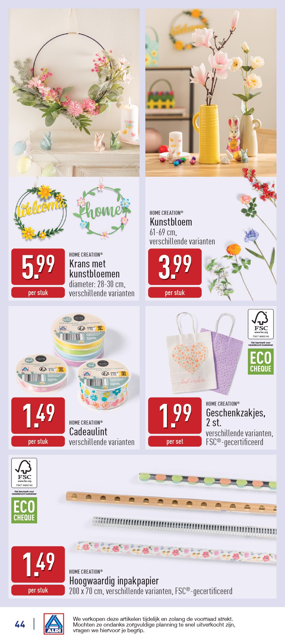 aldi - ALDI folder geldig vanaf 31/03 - 05/04 - page: 44 aldi - ALDI folder geldig vanaf 31/03 - 05/04 - page: 44