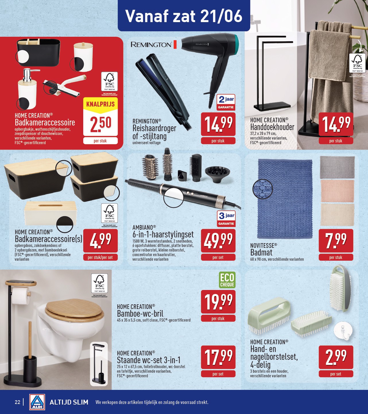 aldi - ALDI folder geldig vanaf 16/06 - 21/06 - page: 22