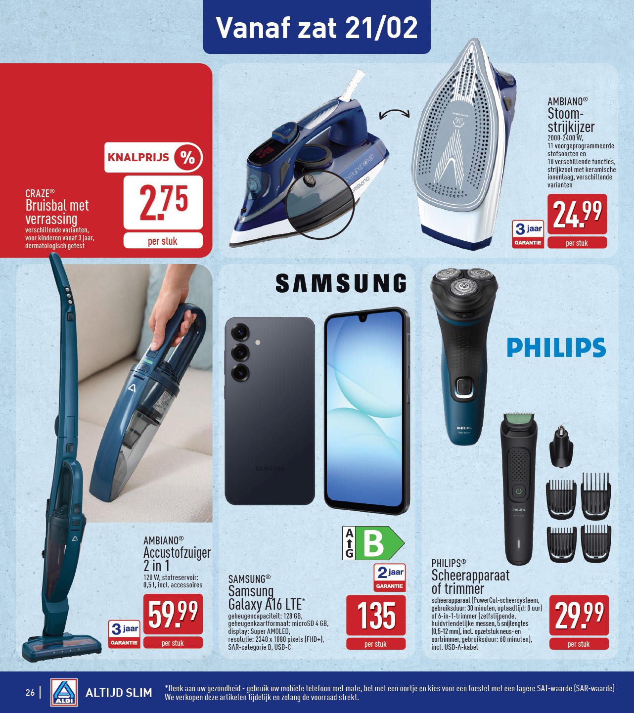 aldi - De ALDI folder geldig vanaf 16/02/2026 t/m 21/02/2026 - page: 26