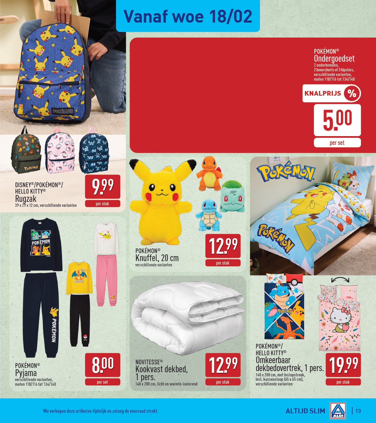 aldi - De ALDI folder geldig vanaf 16/02/2026 t/m 21/02/2026 - page: 13