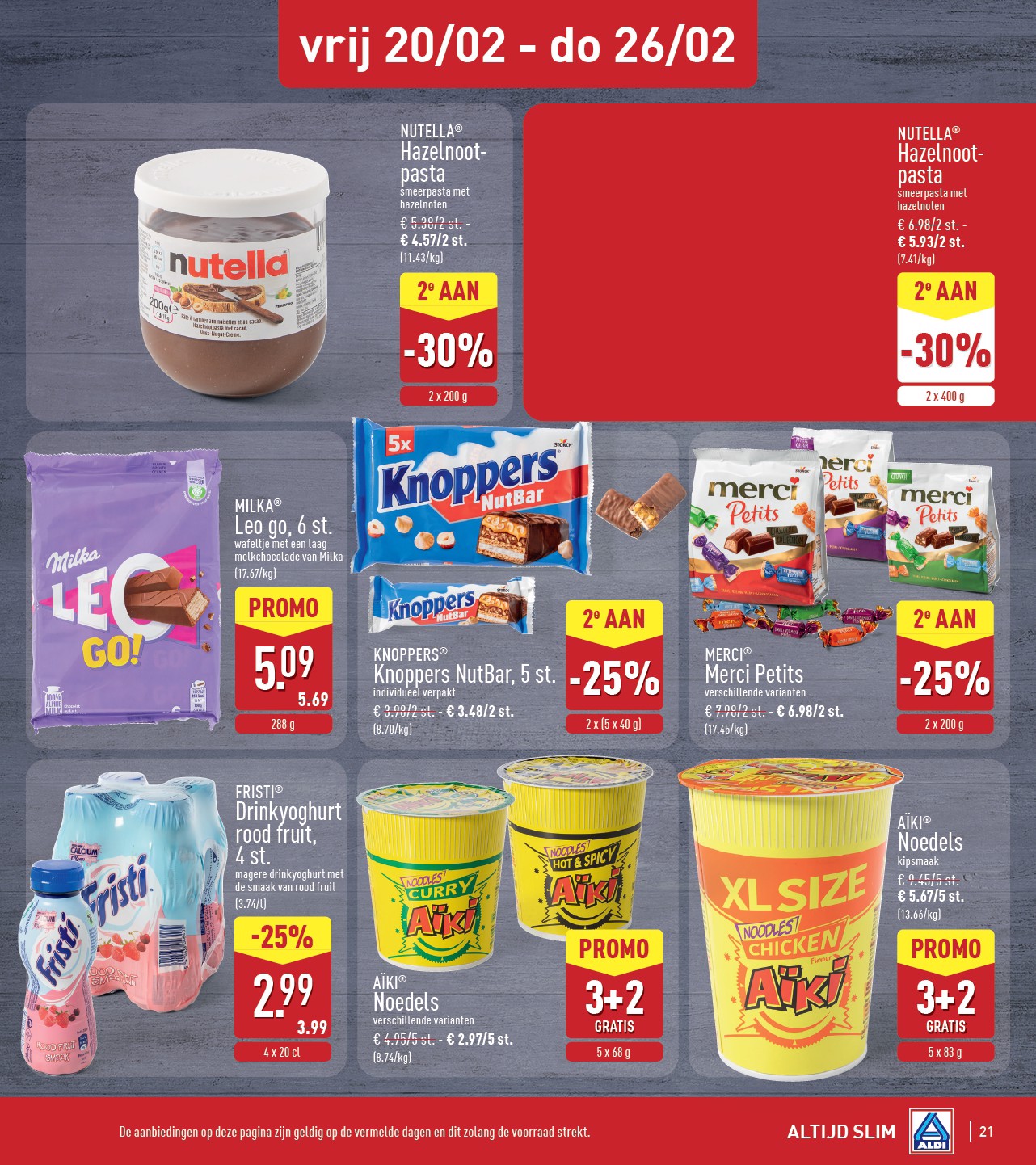 aldi - De ALDI folder geldig vanaf 16/02/2026 t/m 21/02/2026 - page: 21
