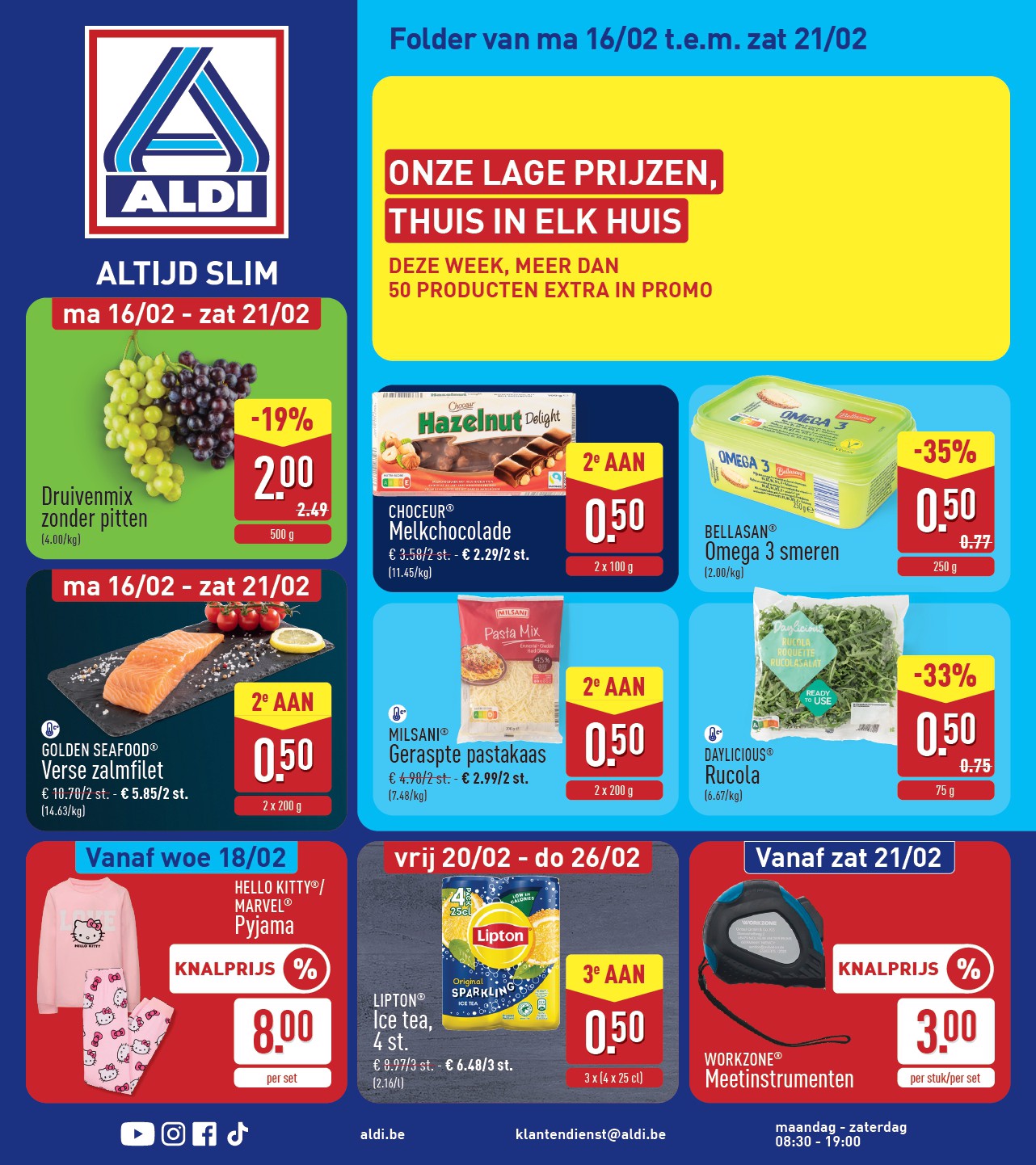 aldi - De ALDI folder geldig vanaf 16/02/2026 t/m 21/02/2026