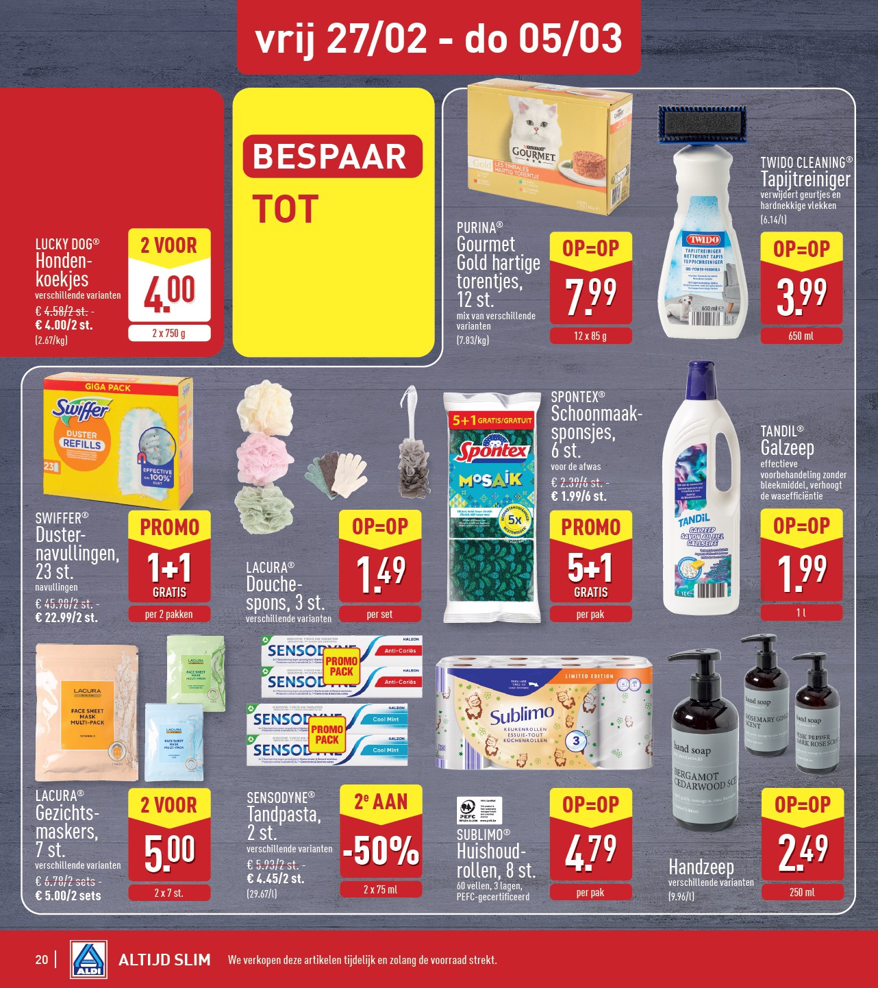 aldi - De ALDI folder geldig vanaf 23/02/2026 t/m 28/02/2026 - page: 20