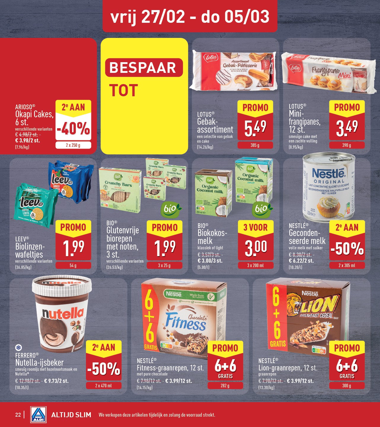 aldi - De ALDI folder geldig vanaf 23/02/2026 t/m 28/02/2026 - page: 22
