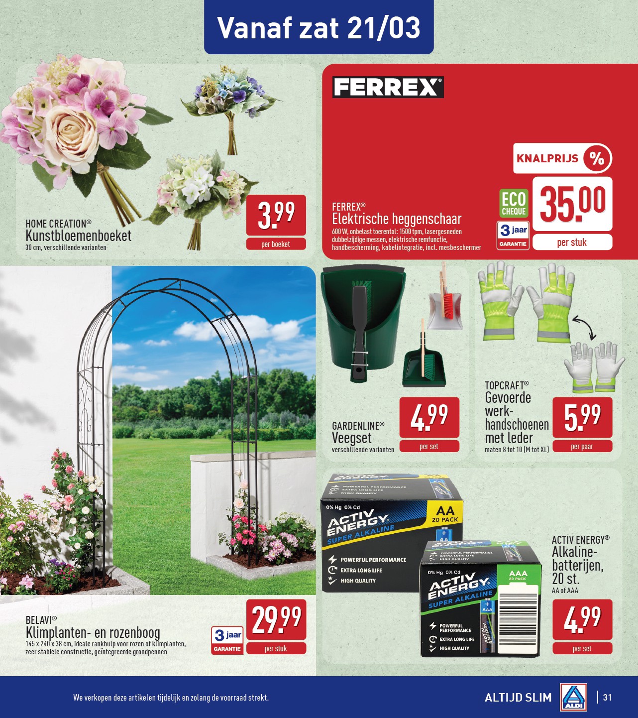 aldi - De ALDI folder geldig vanaf 16/03/2026 t/m 21/03/2026 - page: 31