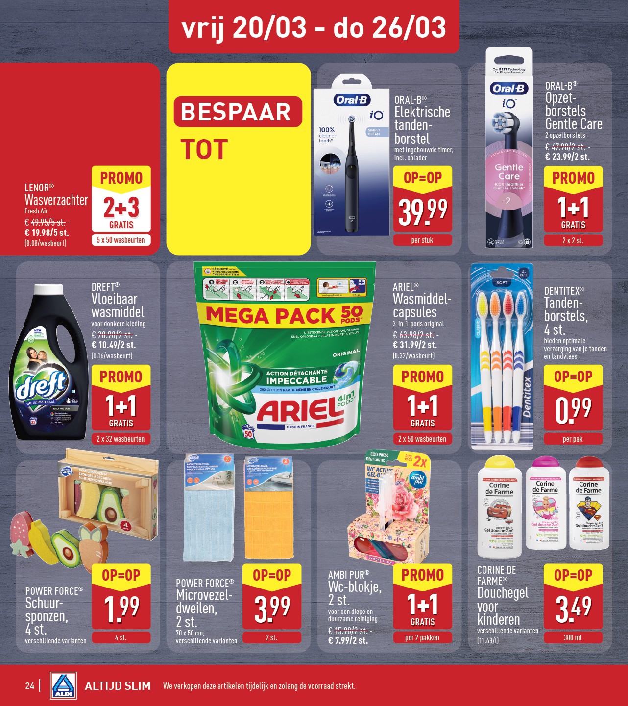 aldi - De ALDI folder geldig vanaf 16/03/2026 t/m 21/03/2026 - page: 24