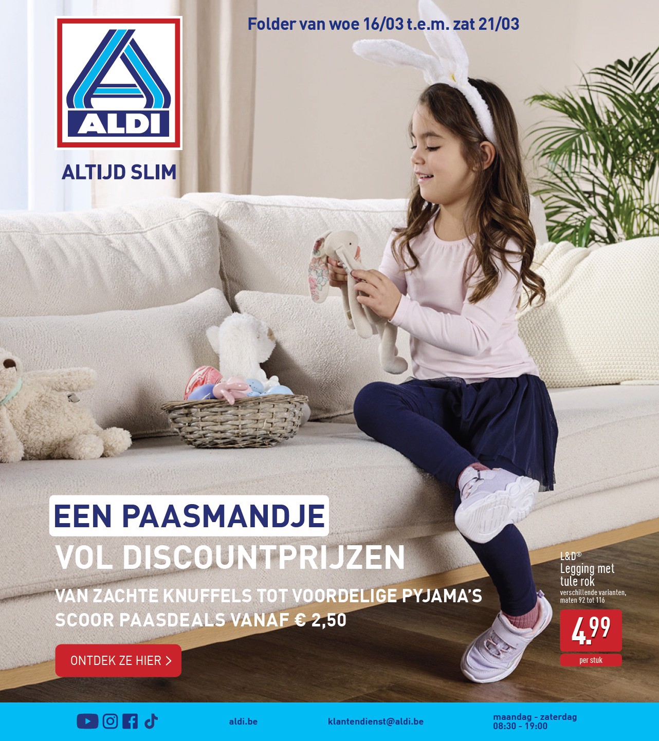 aldi - De ALDI - Themaspecial paasdeals voor kids folder geldig vanaf 16/03/2026 t/m 21/03/2026