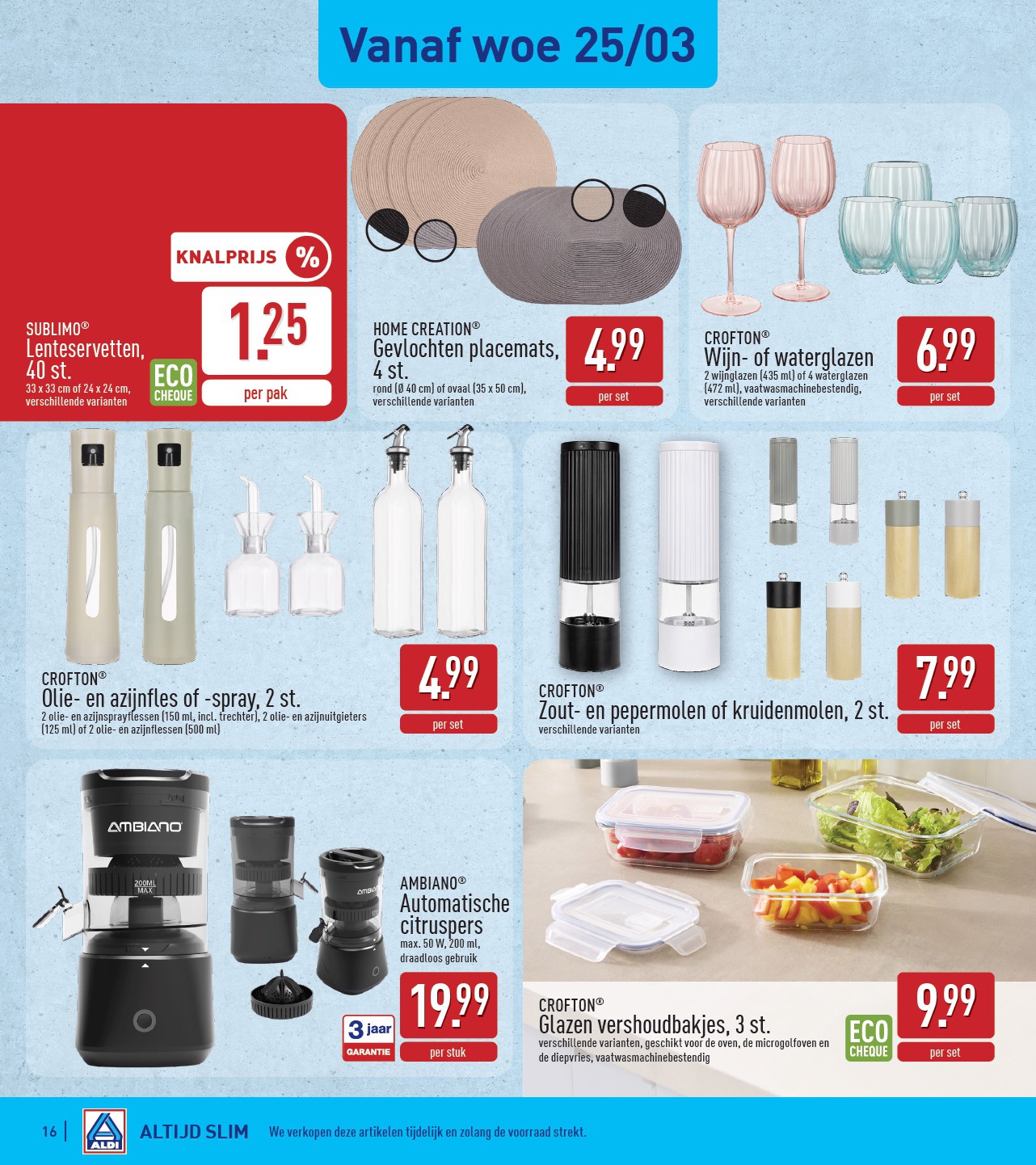 aldi - De ALDI folder geldig vanaf 23/03/2026 t/m 28/03/2026 - page: 16