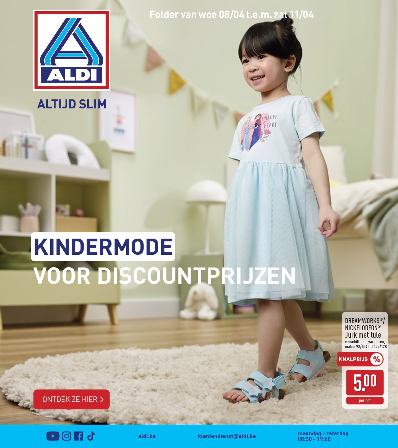 aldi - De ALDI - Themaspecial kindermode folder geldig vanaf 08/04/2026 t/m 11/04/2026