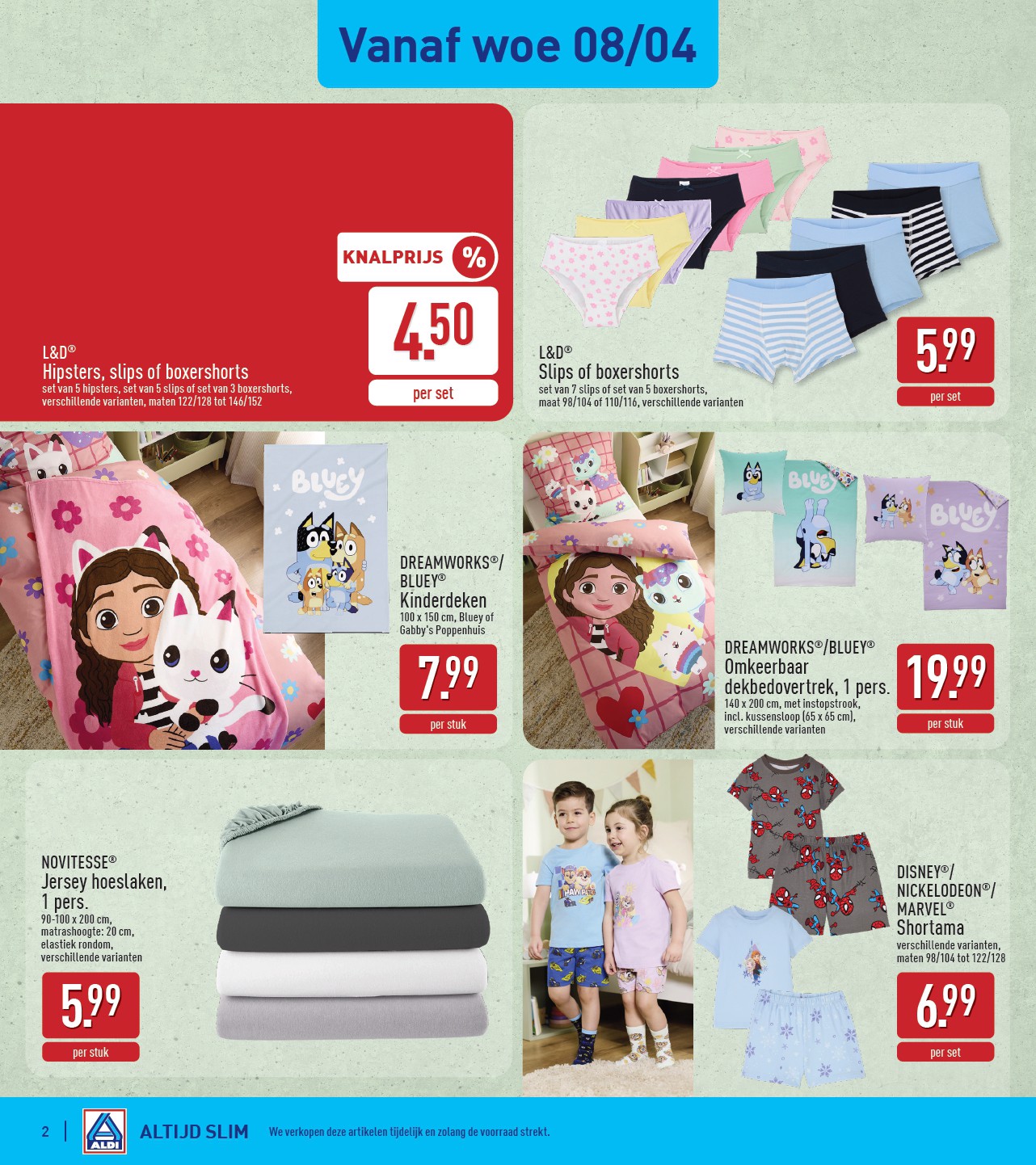 aldi - De ALDI - Themaspecial kindermode folder geldig vanaf 08/04/2026 t/m 11/04/2026 - page: 2