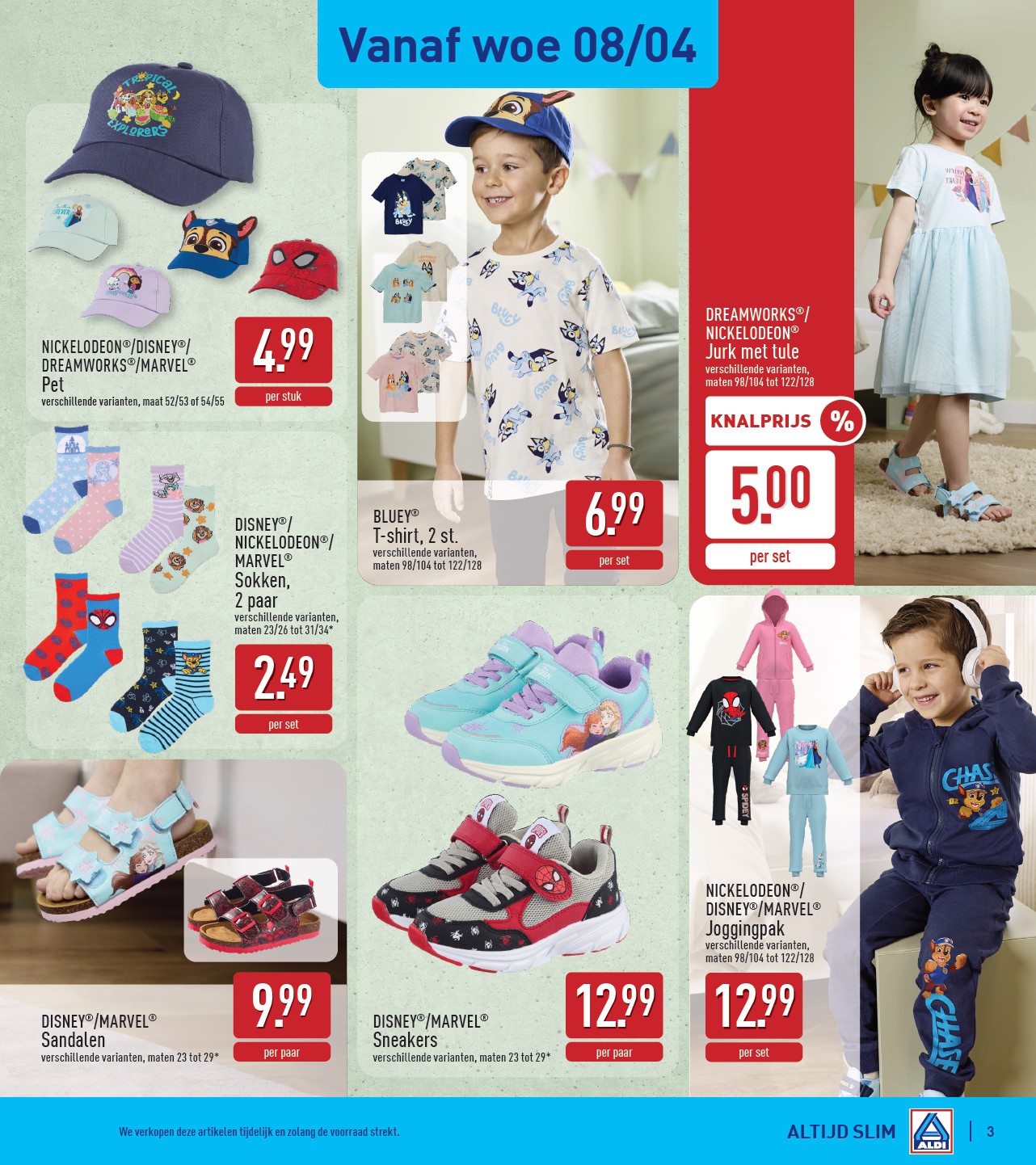 aldi - De ALDI - Themaspecial kindermode folder geldig vanaf 08/04/2026 t/m 11/04/2026 - page: 3