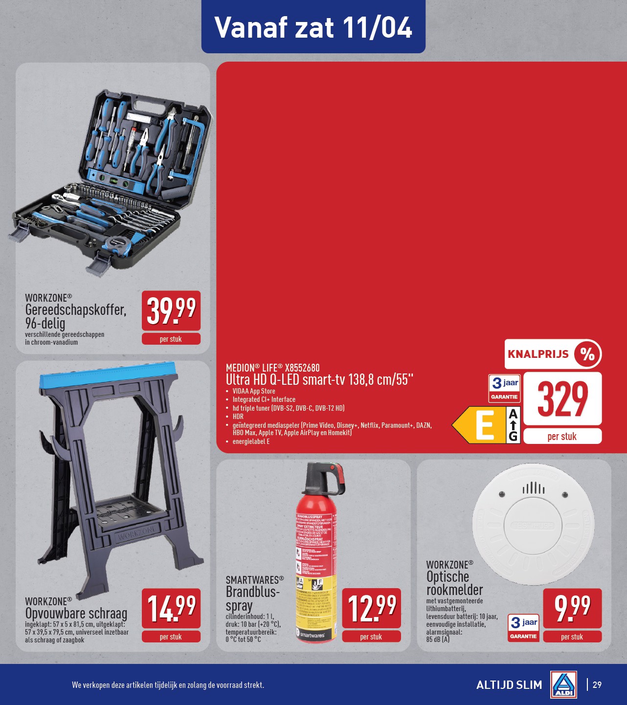 aldi - De ALDI folder geldig vanaf 07/04/2026 t/m 11/04/2026 - page: 29