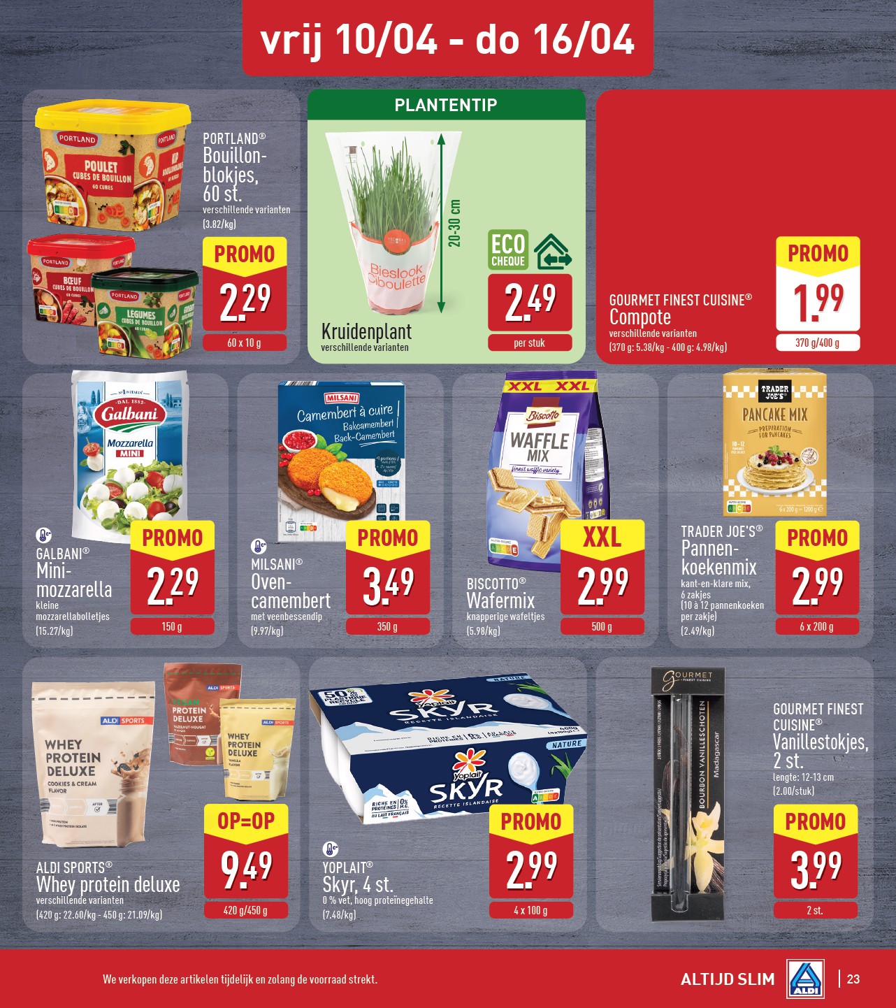 aldi - De ALDI folder geldig vanaf 07/04/2026 t/m 11/04/2026 - page: 23
