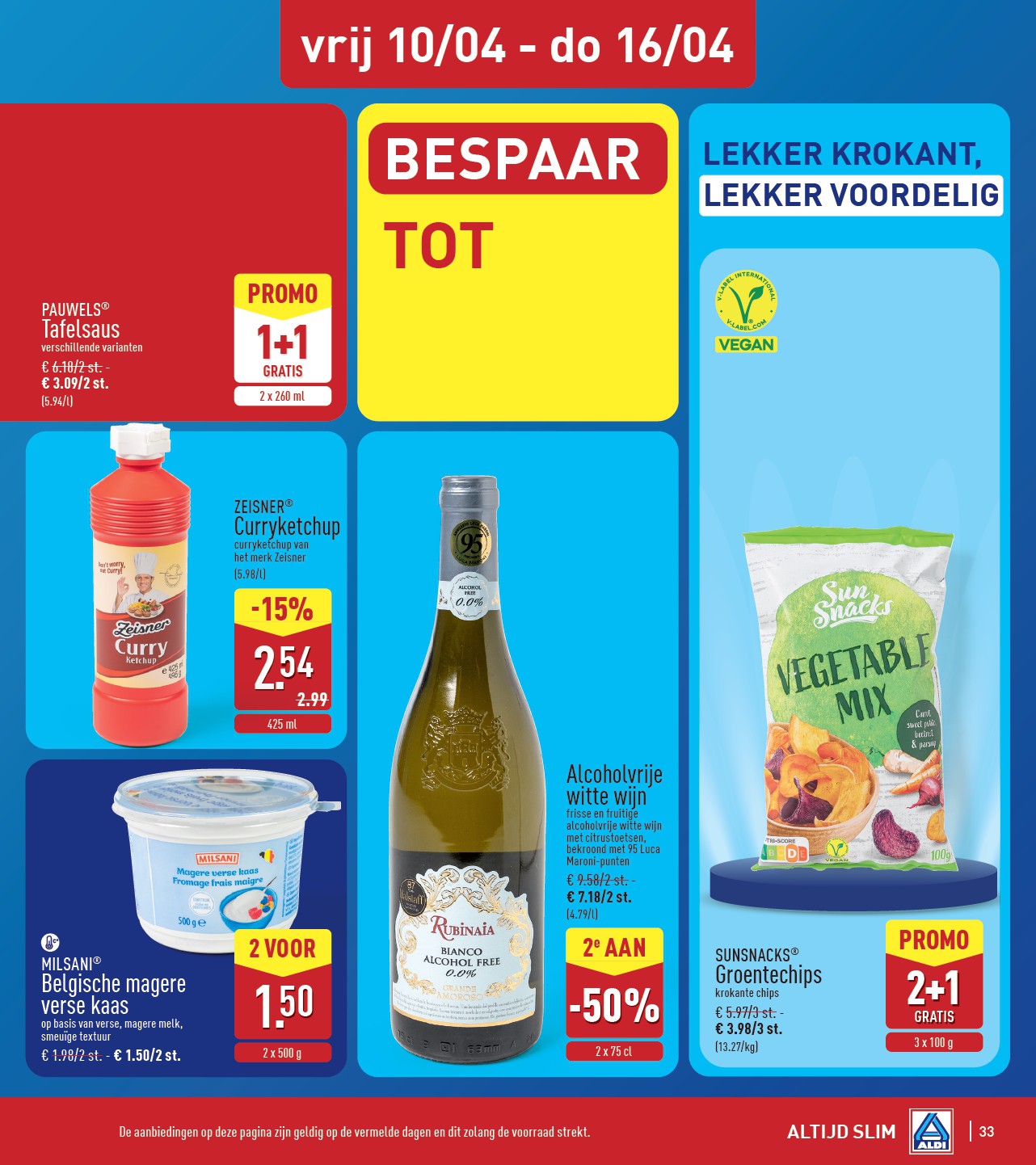 aldi - De ALDI folder geldig vanaf 07/04/2026 t/m 11/04/2026 - page: 33