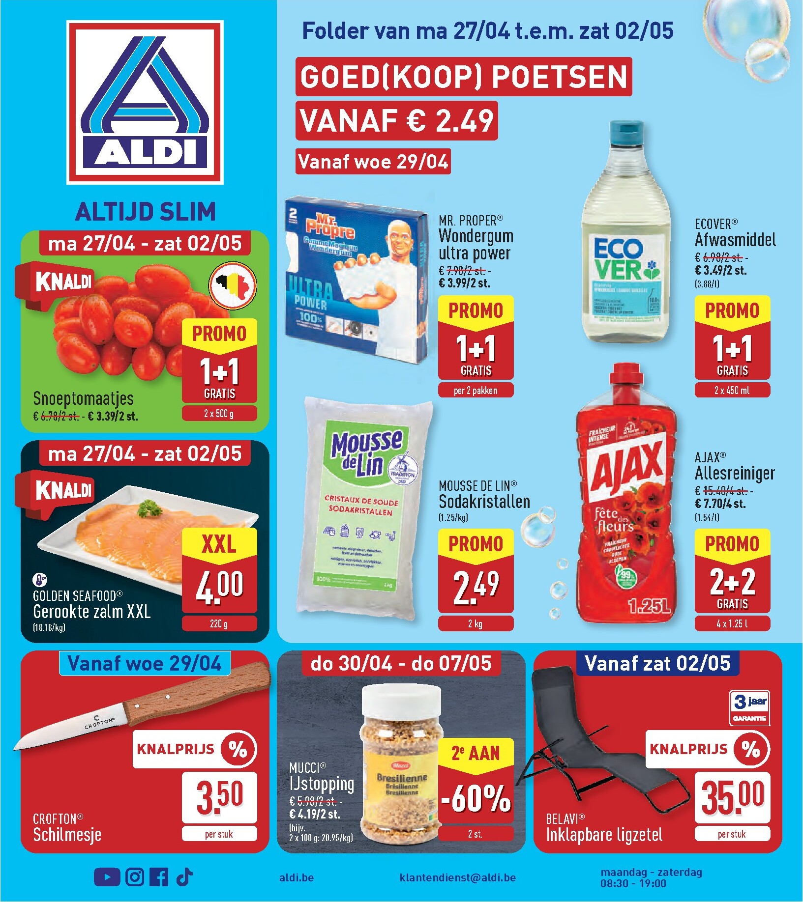 aldi - ALDI folder voor volgende week van maandag 27/04/2026 tot zaterdag 02/05/2026