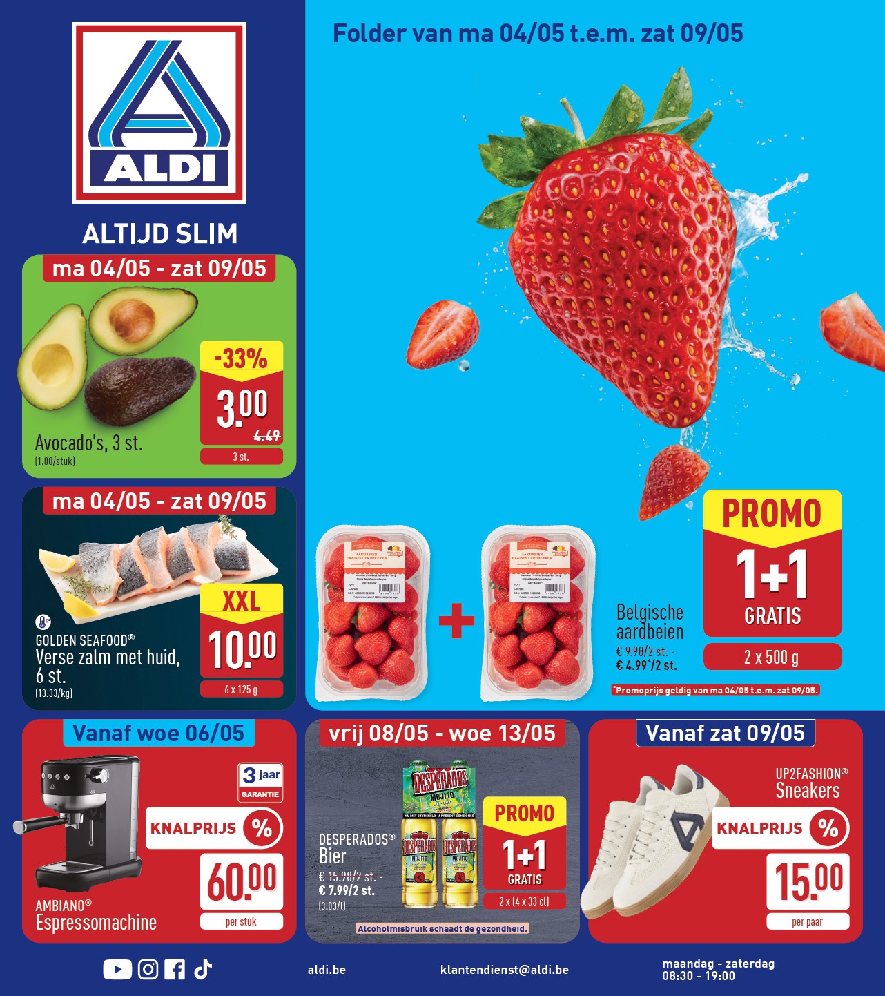 aldi - ALDI folder voor volgende week van maandag 04/05/2026 tot zaterdag 09/05/2026