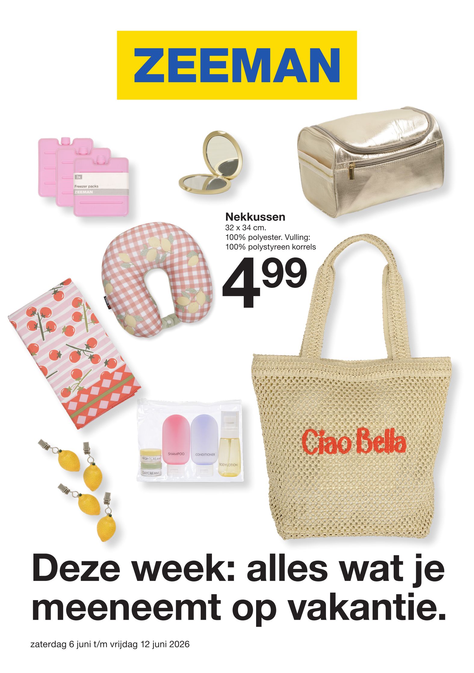 zeeman - Zeeman folder voor volgende week van zaterdag 06/06/2026 tot vrijdag 12/06/2026 - page: 1