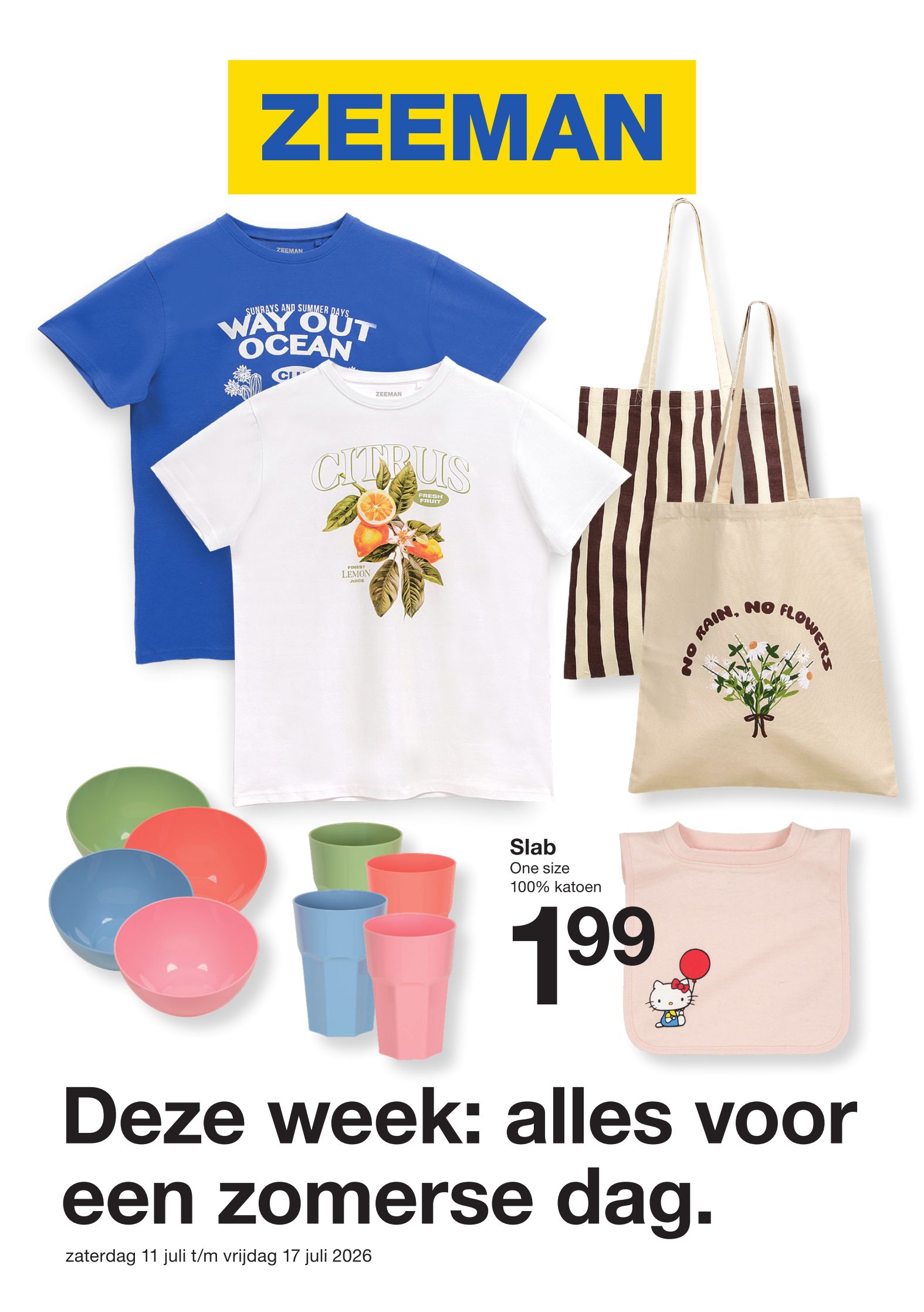 zeeman - Zeeman folder voor volgende week van zaterdag 11/07/2026 tot vrijdag 17/07/2026