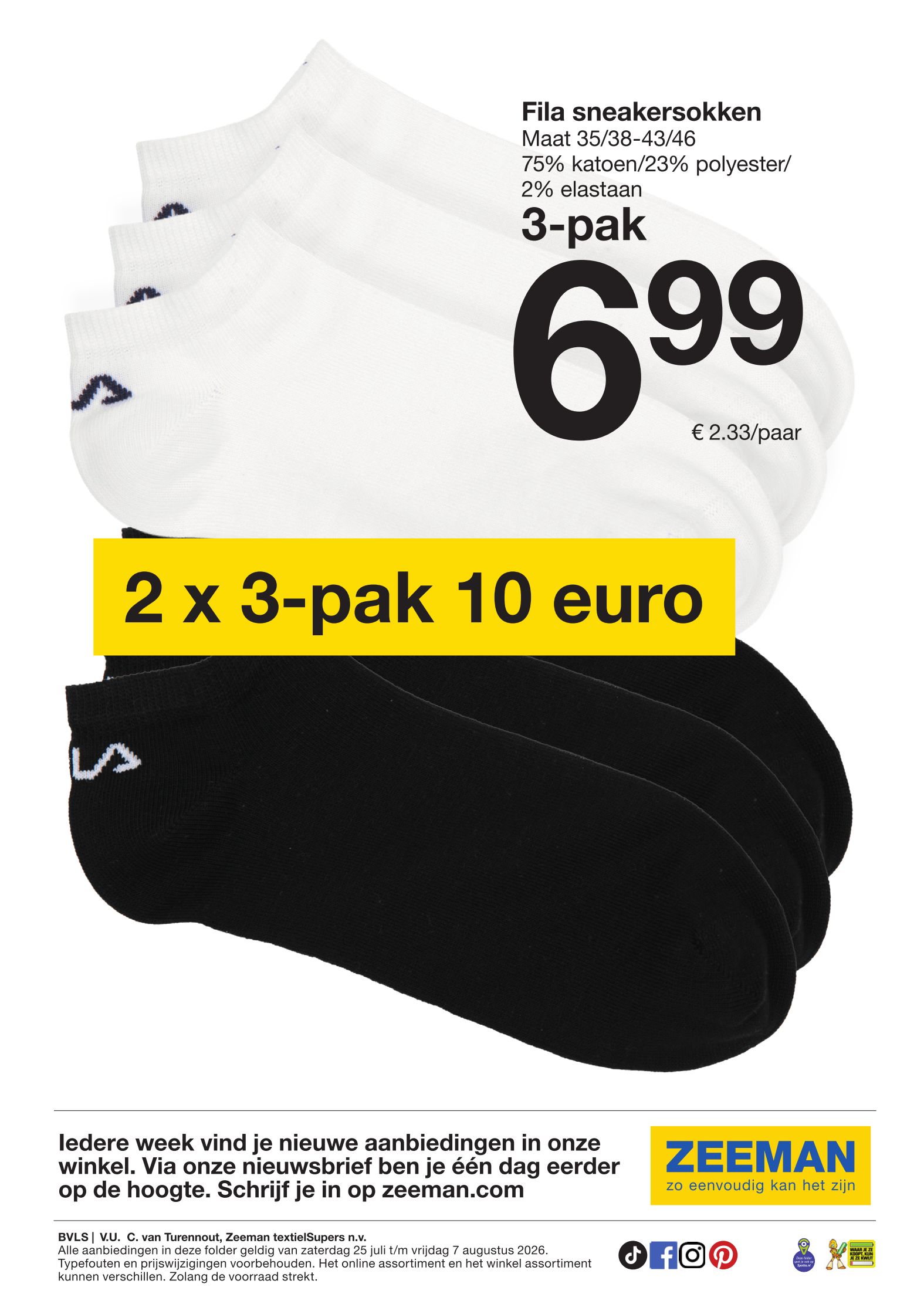 zeeman - Zeeman folder voor volgende week van zaterdag 25/07/2026 tot vrijdag 07/08/2026 - page: 13
